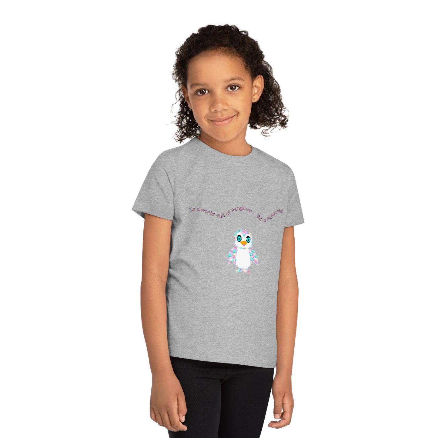 In a world full of penguins.... Be a Penguinies! Fun Kids' Creator T-Shirt