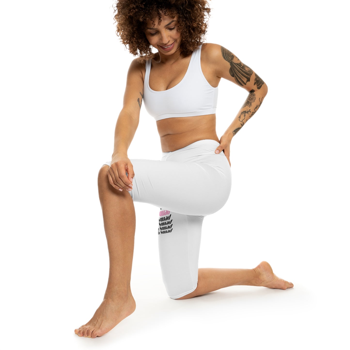 Hustle Squad Women’s Capri Leggings (AOP)