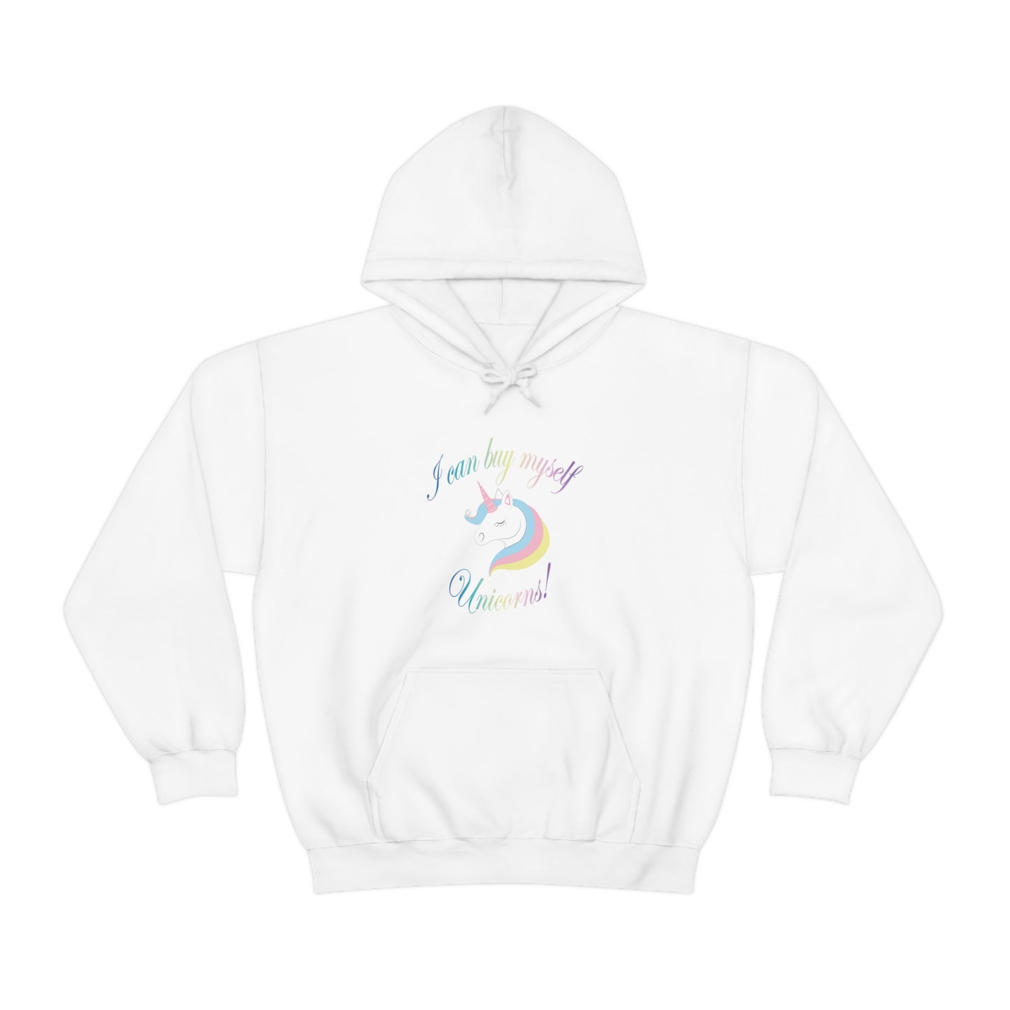 I Can Buy Myself Unicorns! Unisex Heavy Blend™ Hooded Sweatshirt