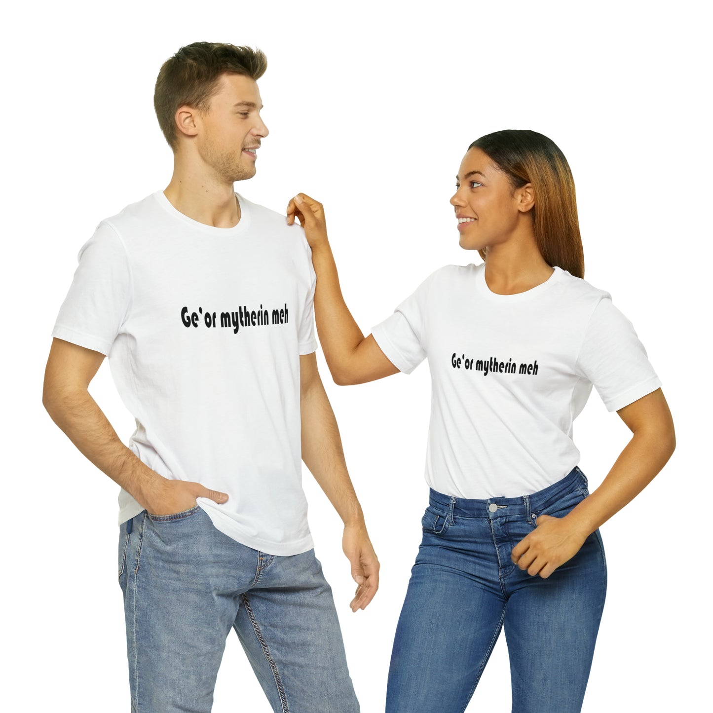 Gi'or mytherin meh Sheffield Dialect Typography Unisex Jersey Short Sleeve Tee