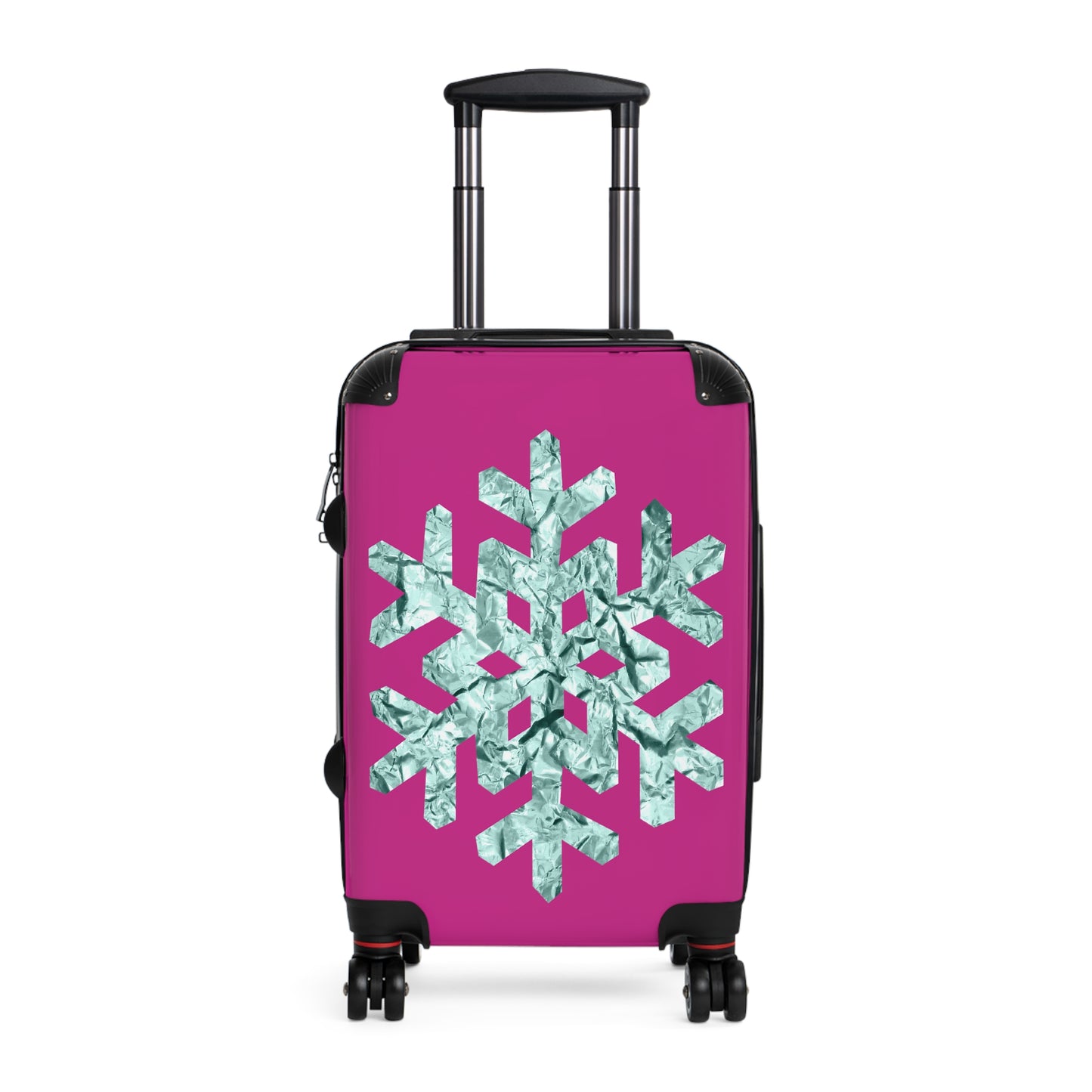 Snowflake Pink Suitcase