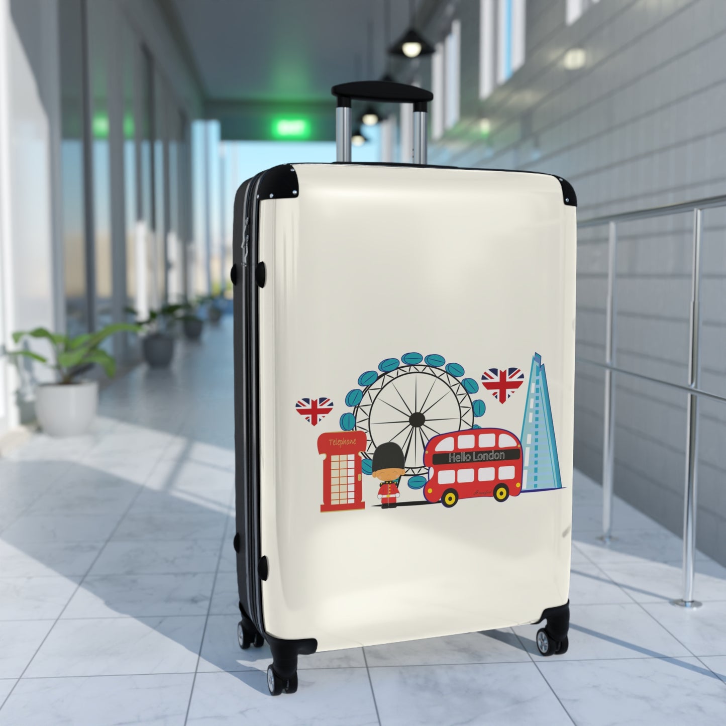 London Illustration Suitcase