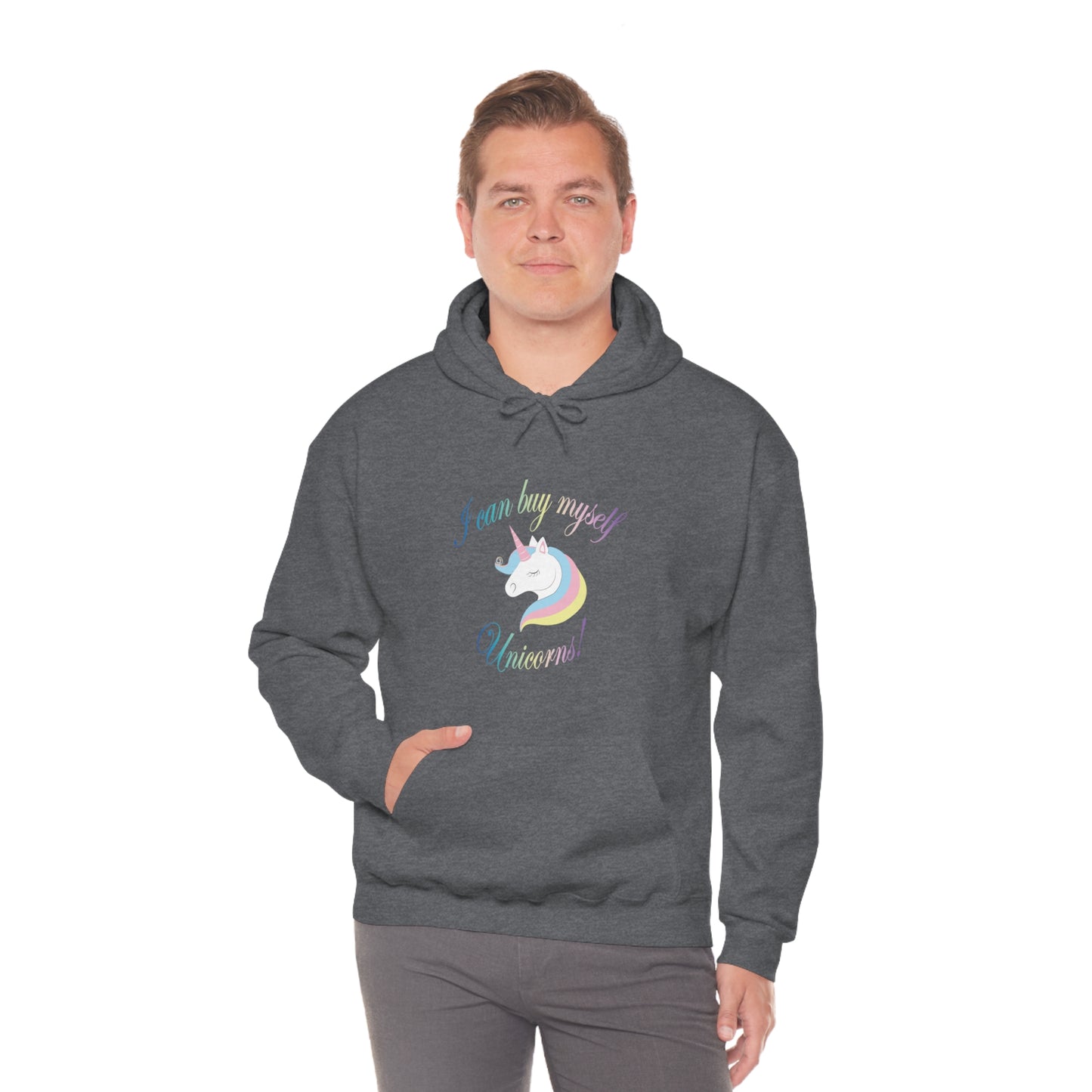 I Can Buy Myself Unicorns! Unisex Heavy Blend™ Hooded Sweatshirt