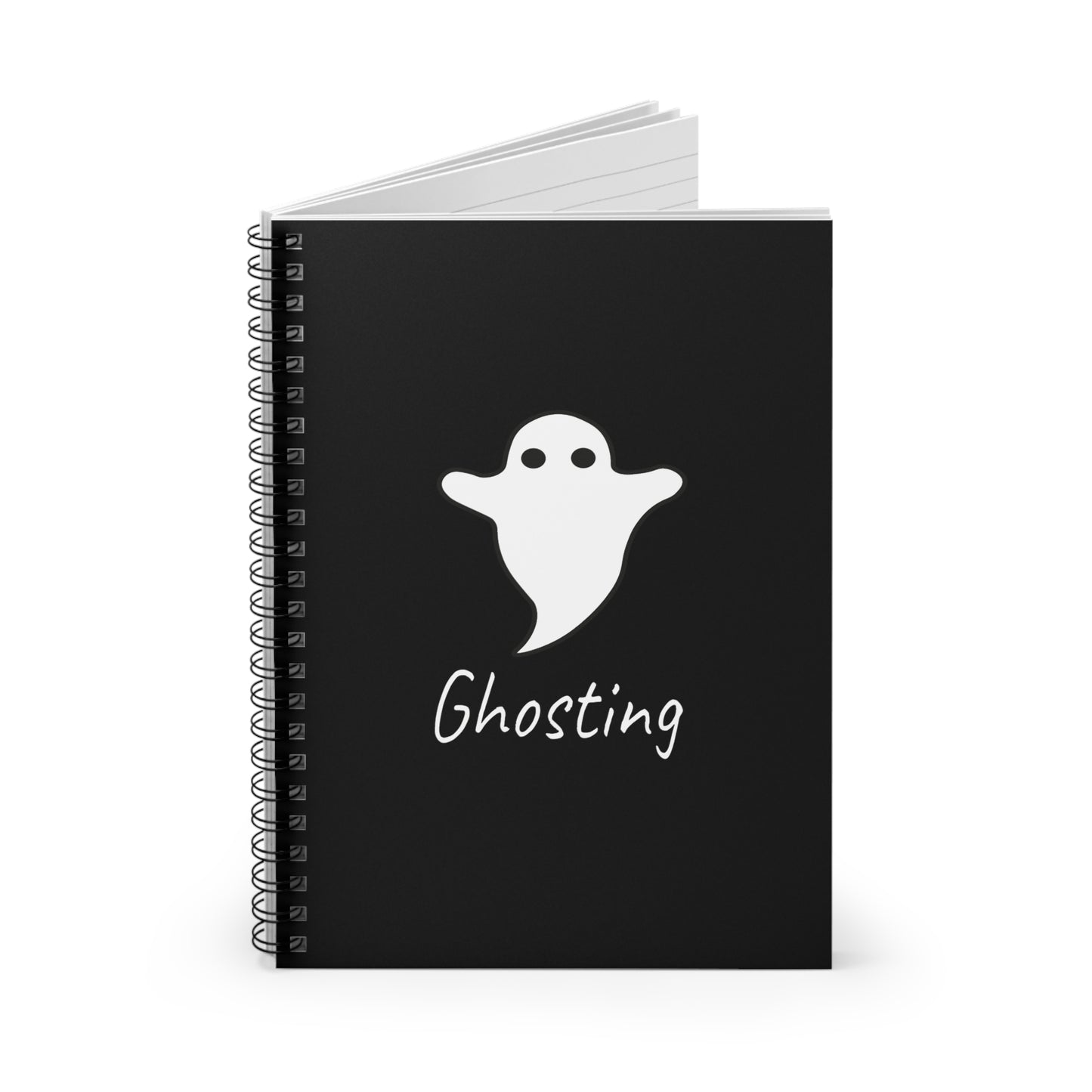 Ghosting Spiral Notebook - Ruled Line