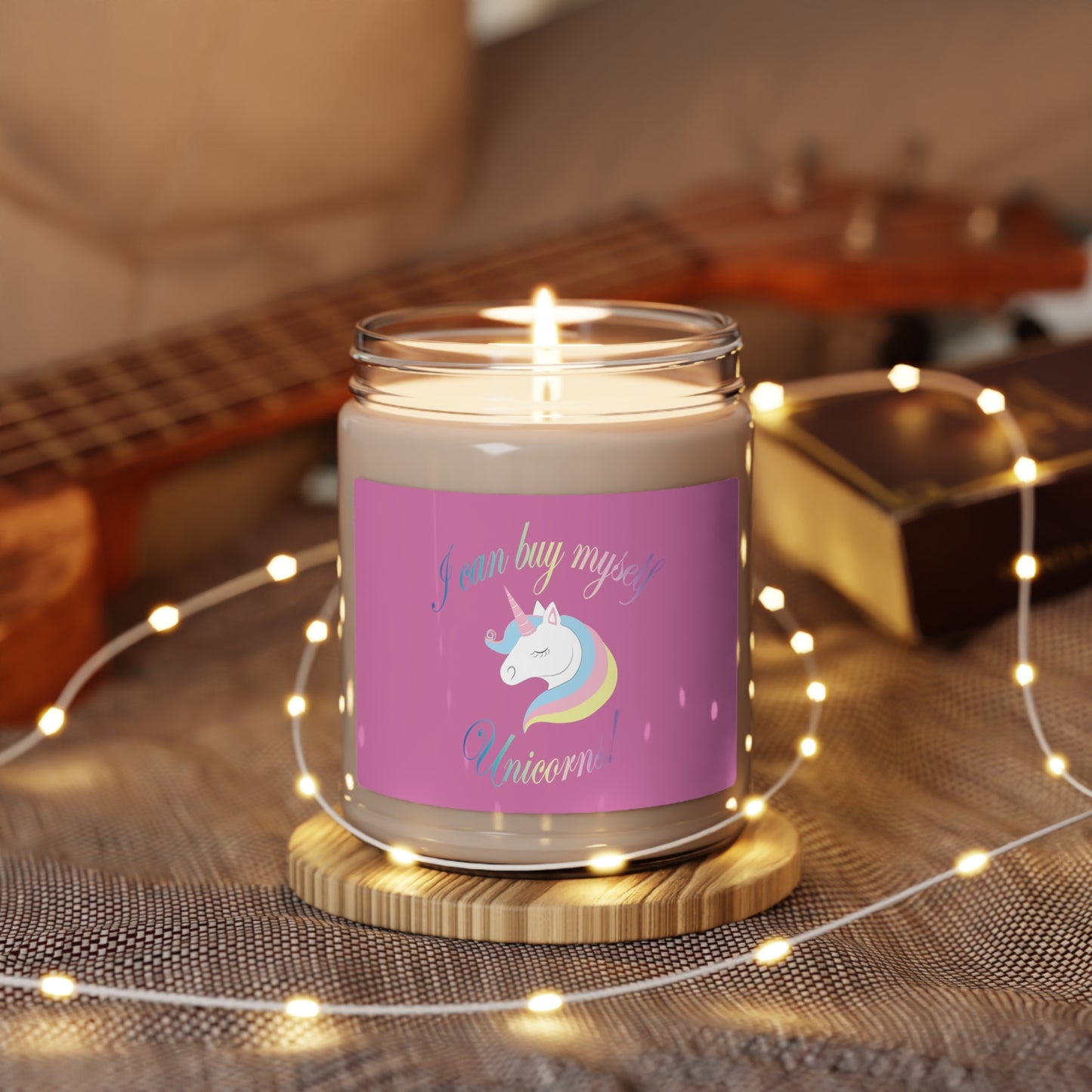 I Can Buy Myself Unicorns! Scented Soy Candle, 9oz