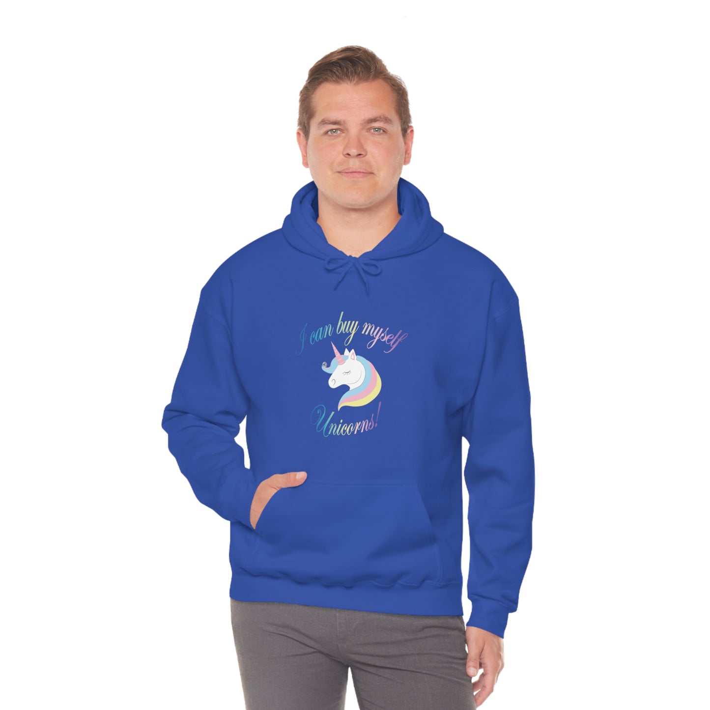 I Can Buy Myself Unicorns! Unisex Heavy Blend™ Hooded Sweatshirt