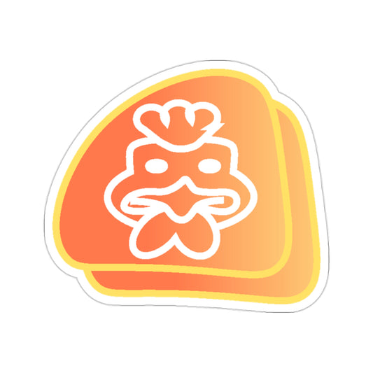 Cockerill Orange Digital Art Kiss-Cut Stickers