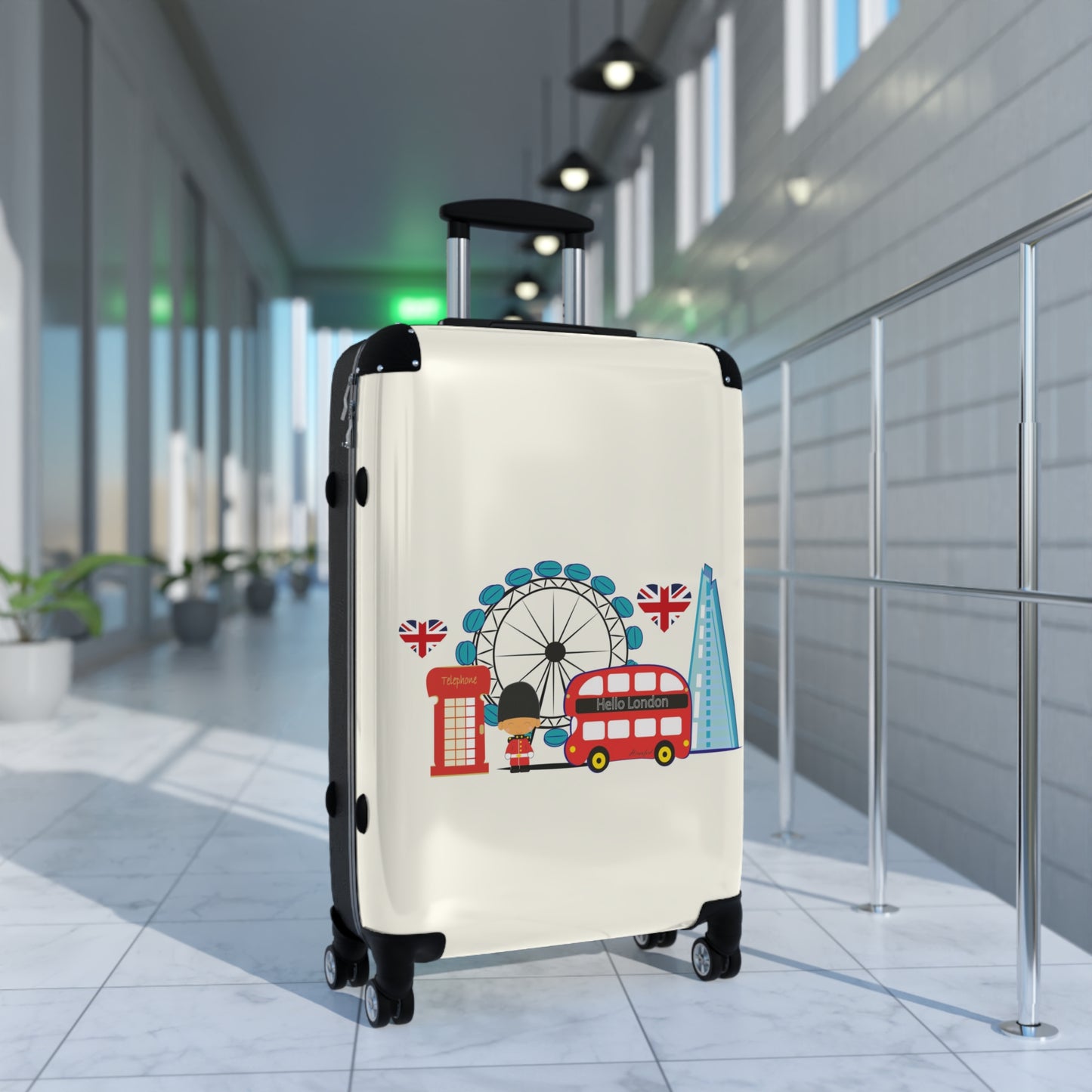 London Illustration Suitcase