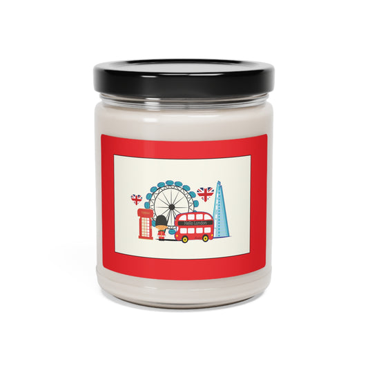 London Illustration Scented Soy Candle, 9oz