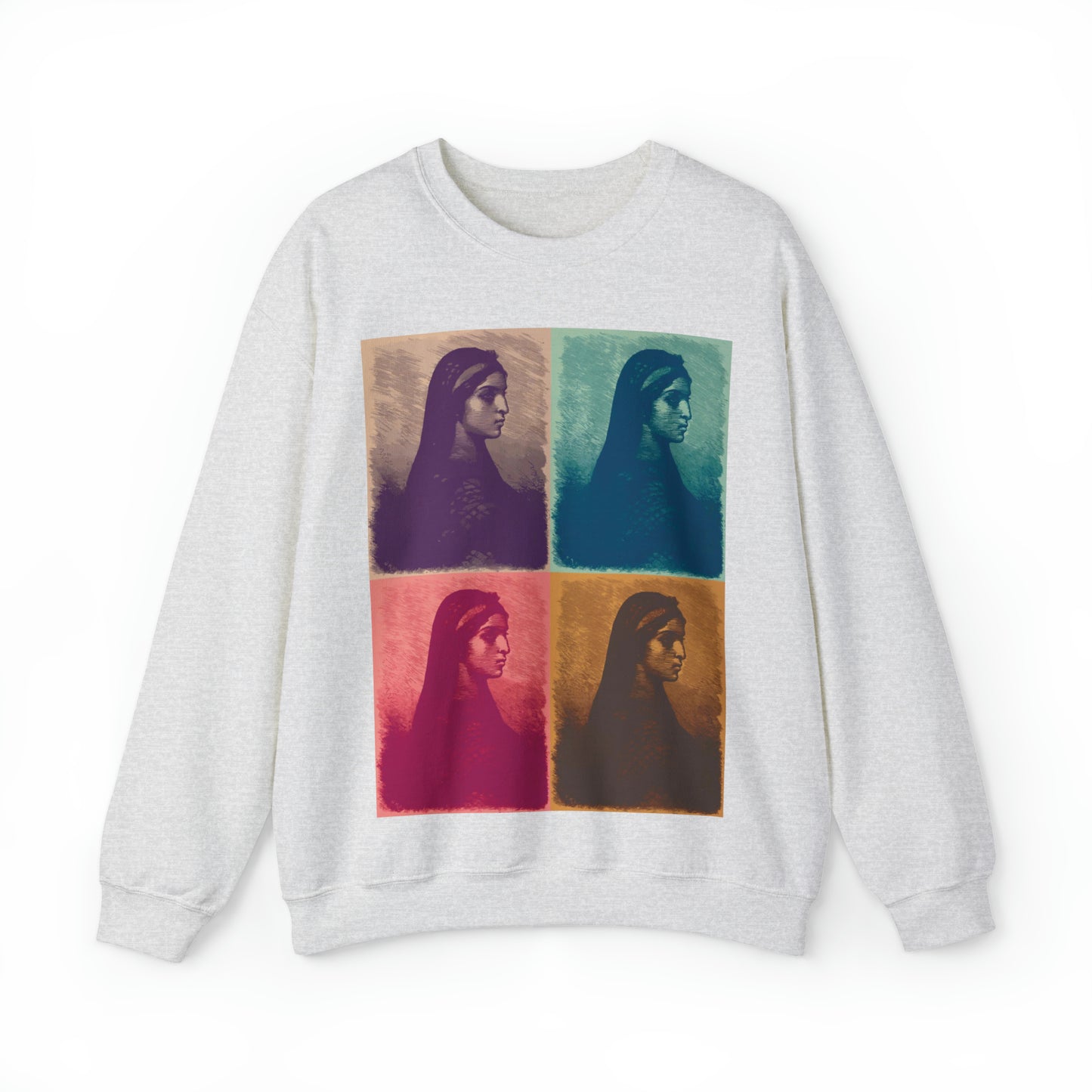 Koptic Woman Art Unisex Heavy Blend Crewneck Sweatshirt