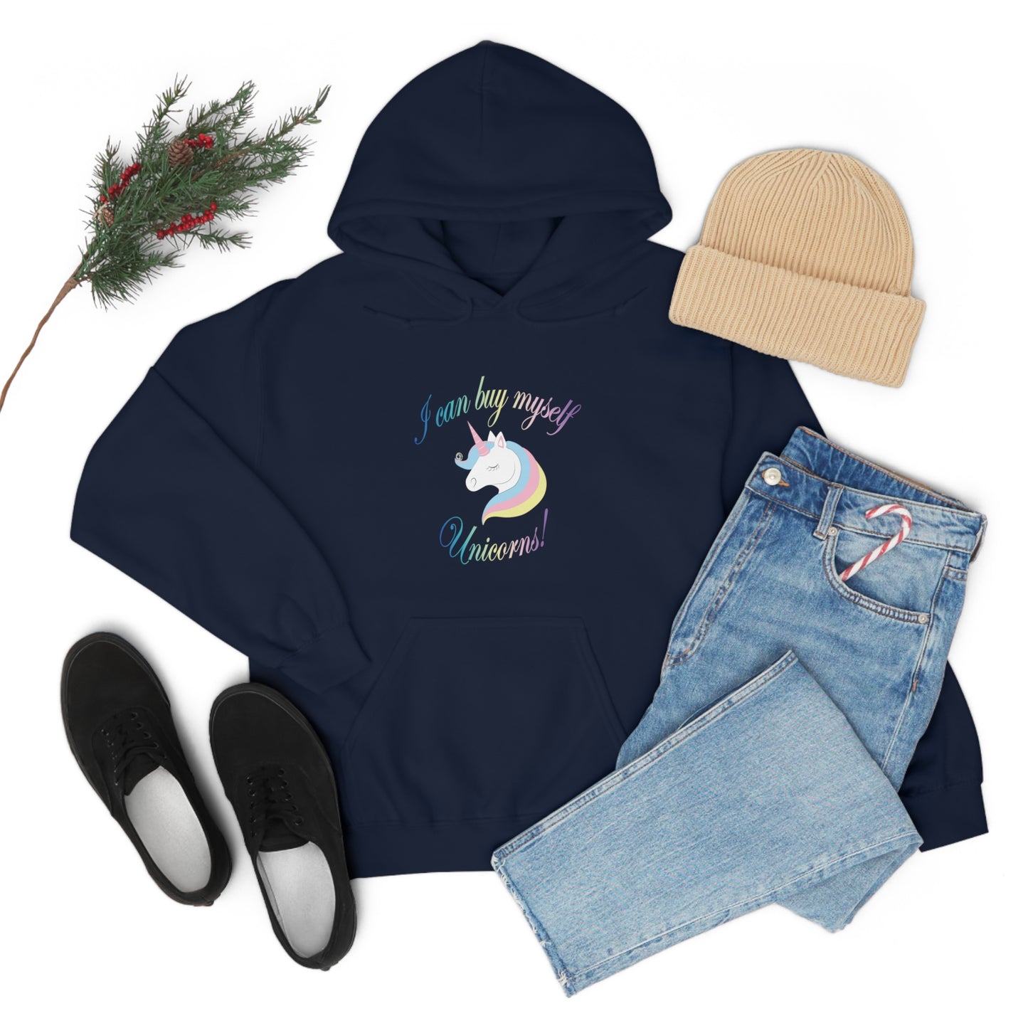 I Can Buy Myself Unicorns! Unisex Heavy Blend™ Hooded Sweatshirt