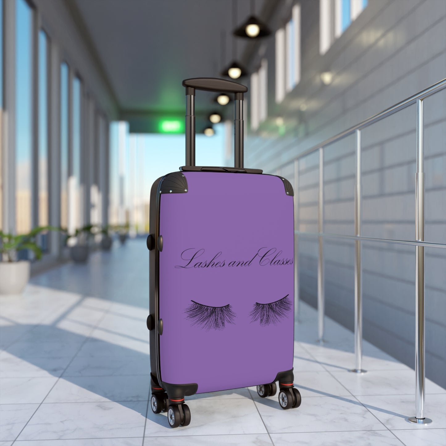 Lashes & Classes Purple Suitcase