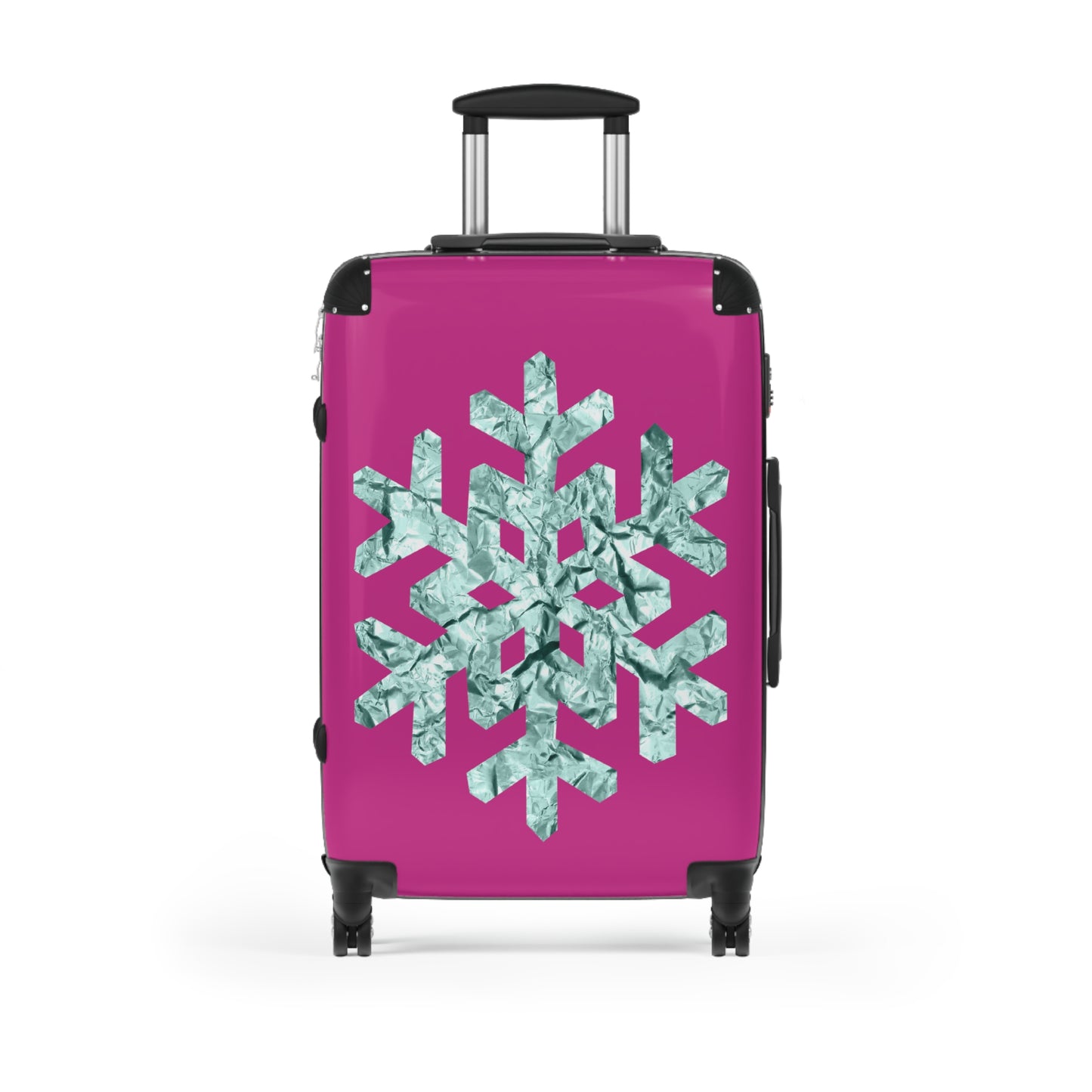 Snowflake Pink Suitcase