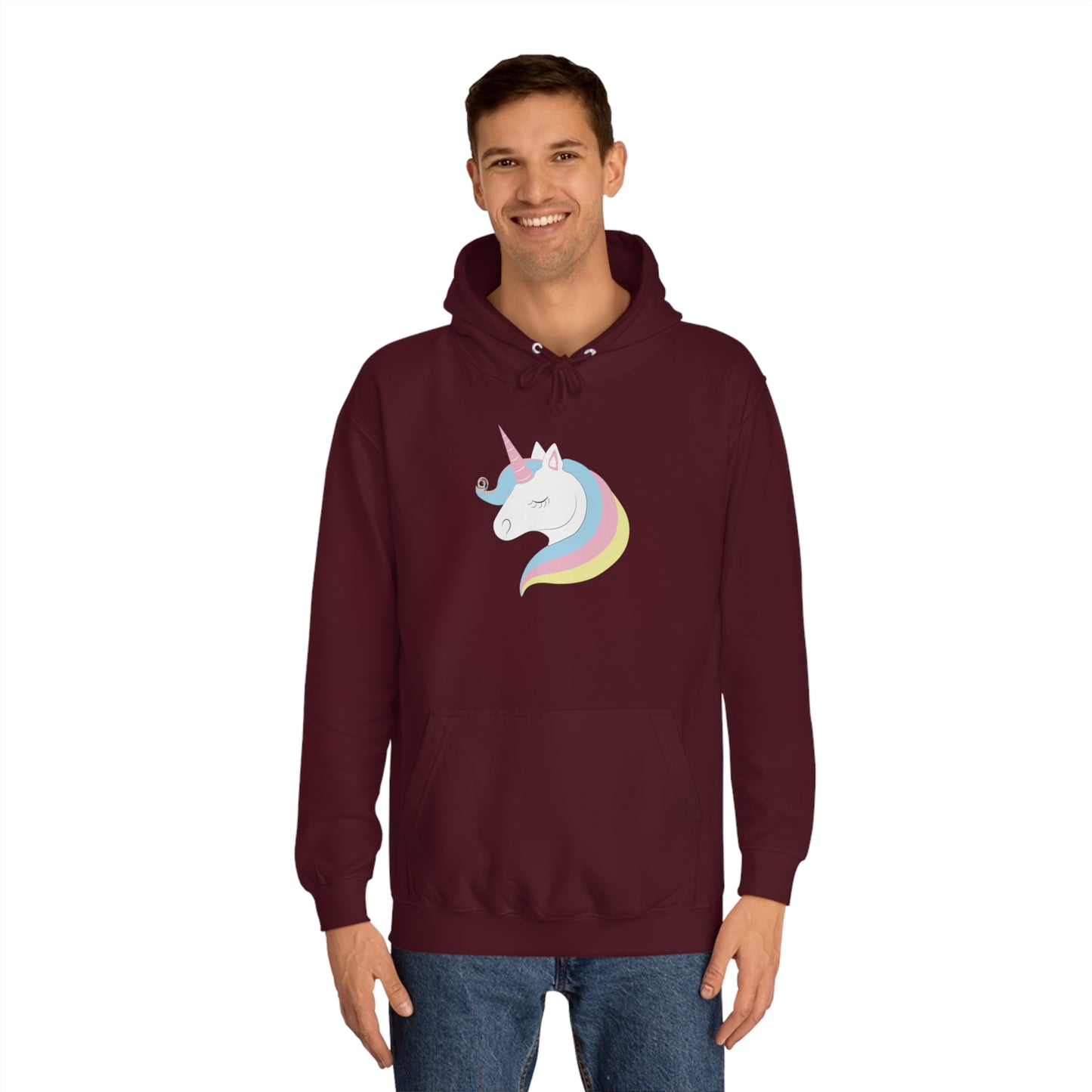 Unicorn Unisex College Hoodie