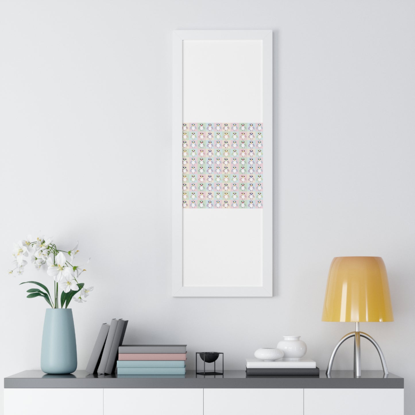 The Penguinies Pop Art Framed Vertical Poster