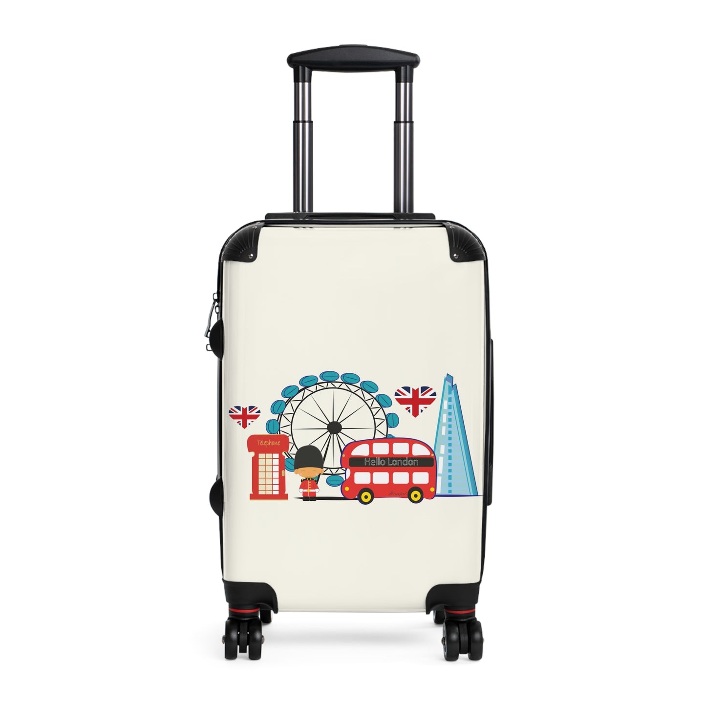 London Illustration Suitcase