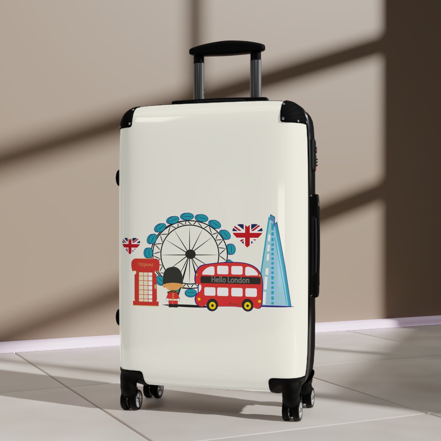 London Illustration Suitcase