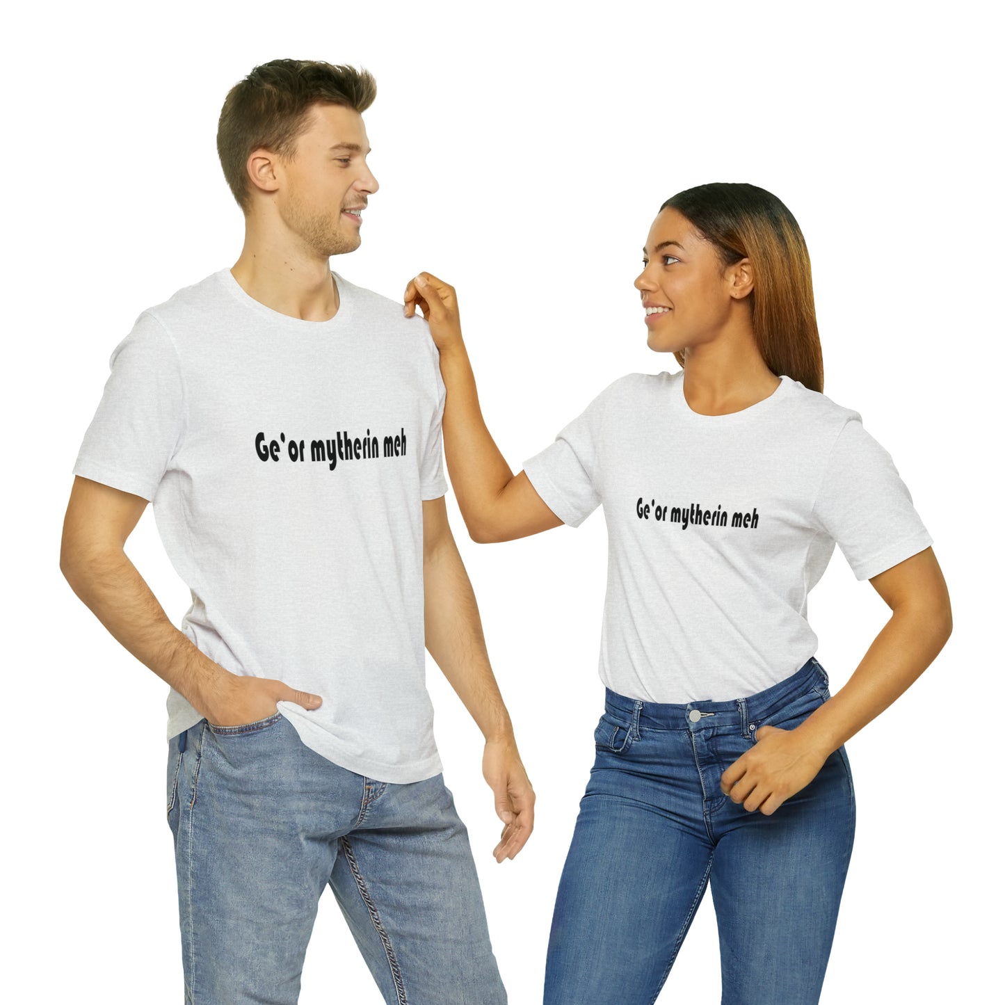 Gi'or mytherin meh Sheffield Dialect Typography Unisex Jersey Short Sleeve Tee