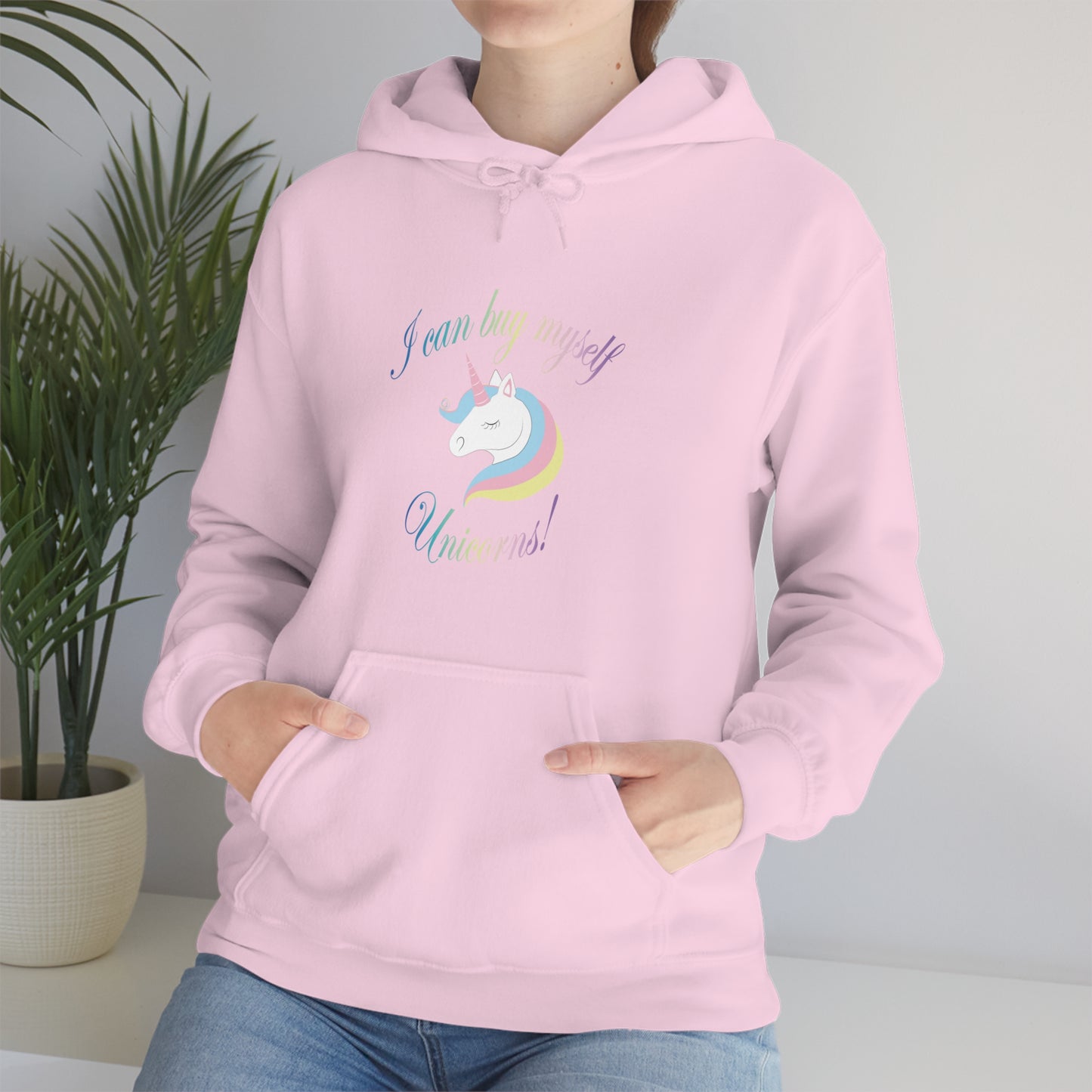 I Can Buy Myself Unicorns! Unisex Heavy Blend™ Hooded Sweatshirt