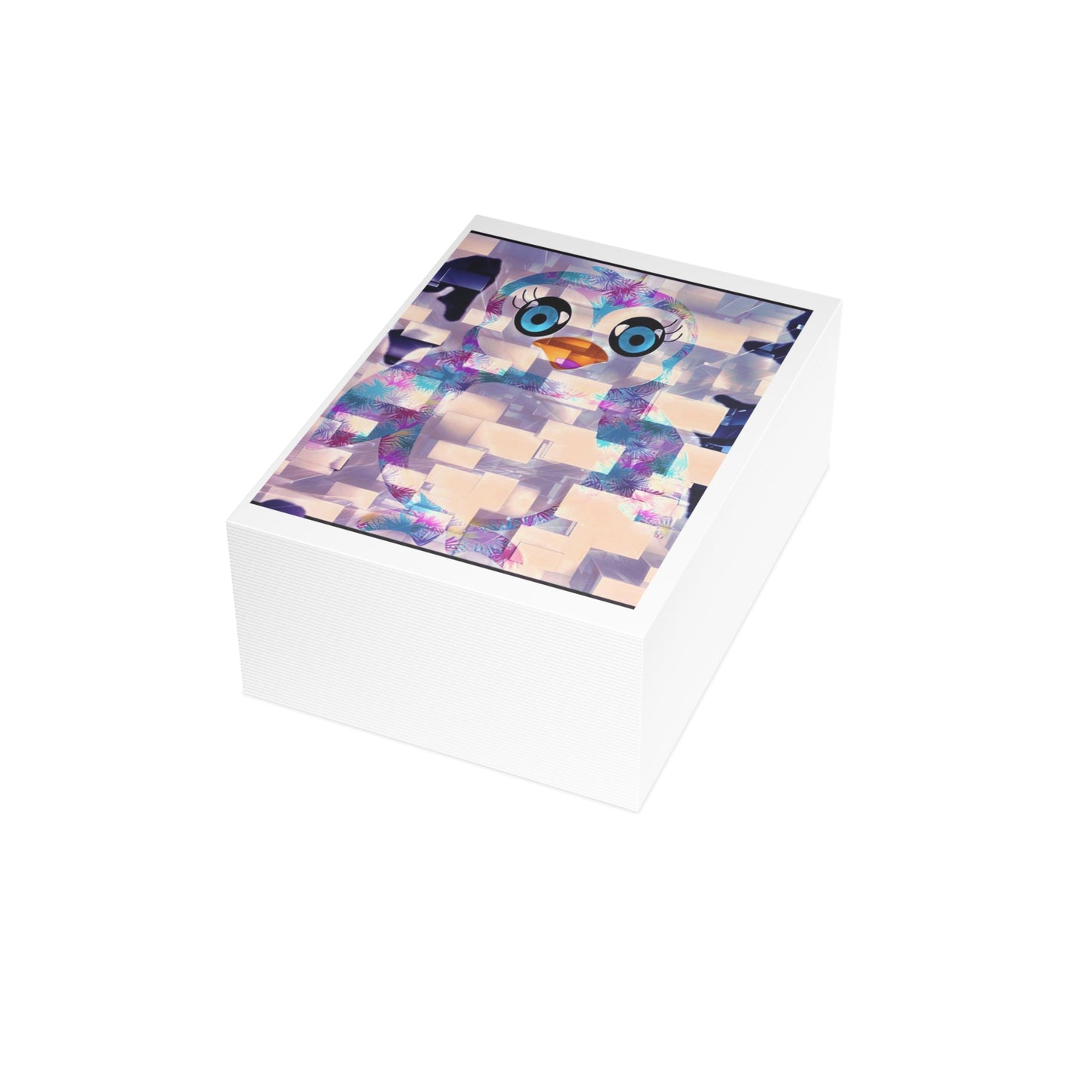 The Penguinies Block Art Greeting Cards (1, 10, 30, and 50pcs)