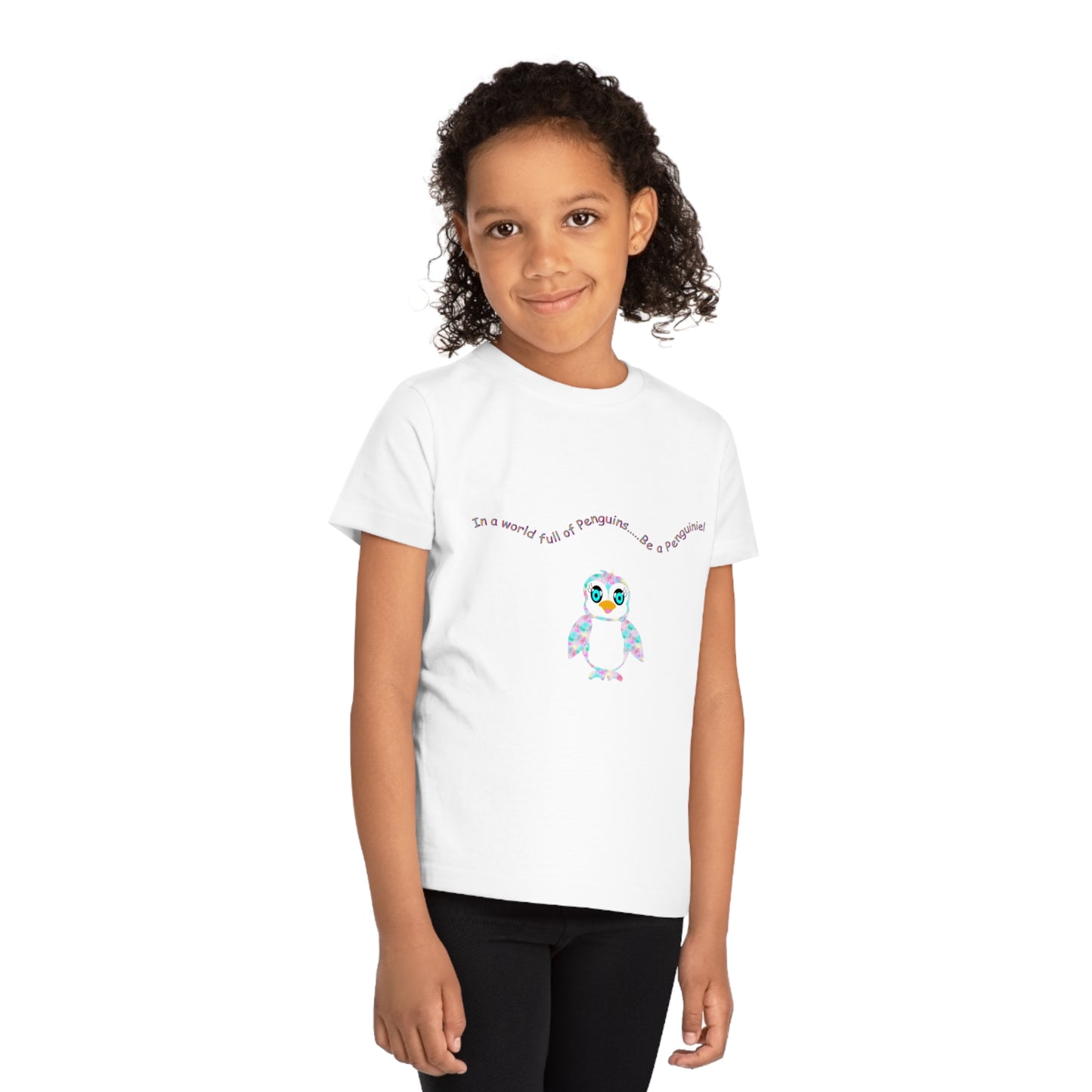 In a world full of penguins.... Be a Penguinies! Fun Kids' Creator T-Shirt