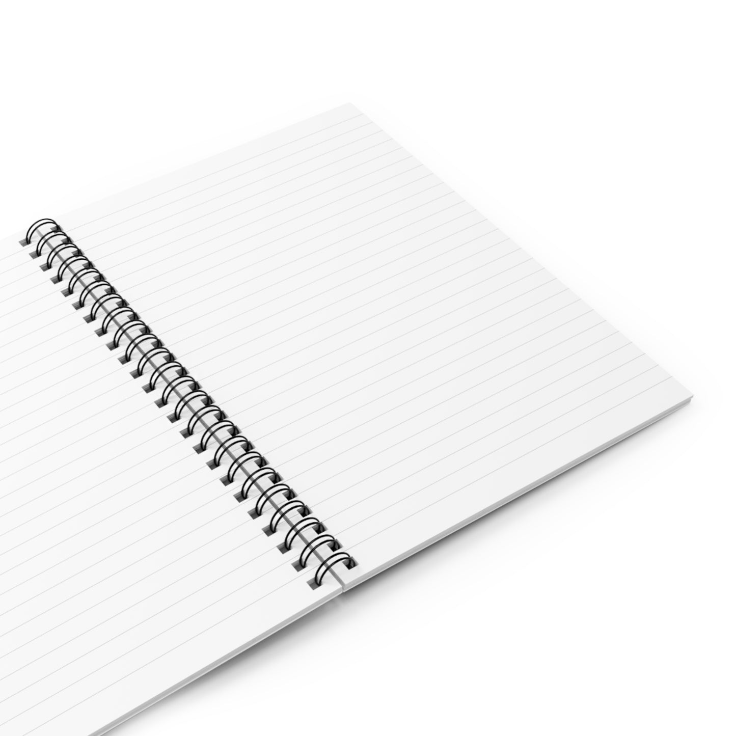 Ghosting Spiral Notebook - Ruled Line