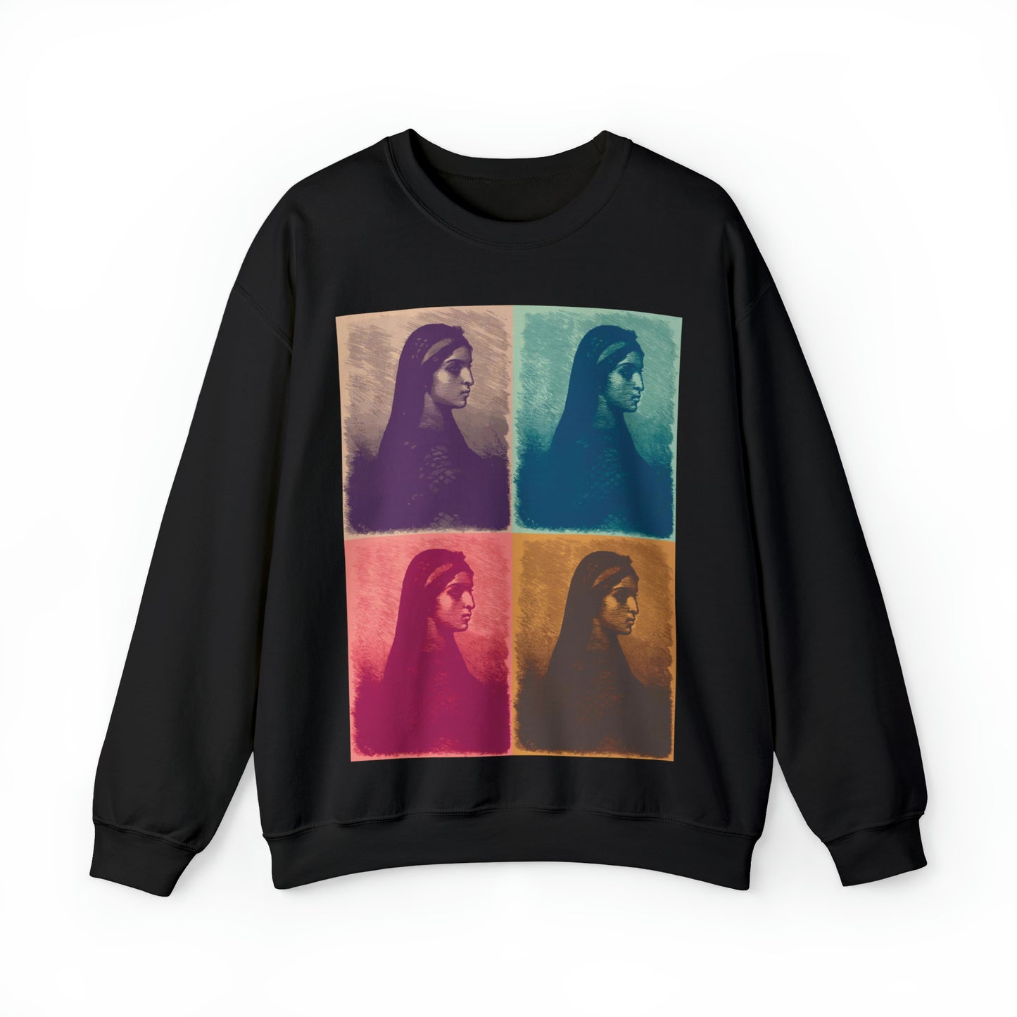 Koptic Woman Art Unisex Heavy Blend Crewneck Sweatshirt