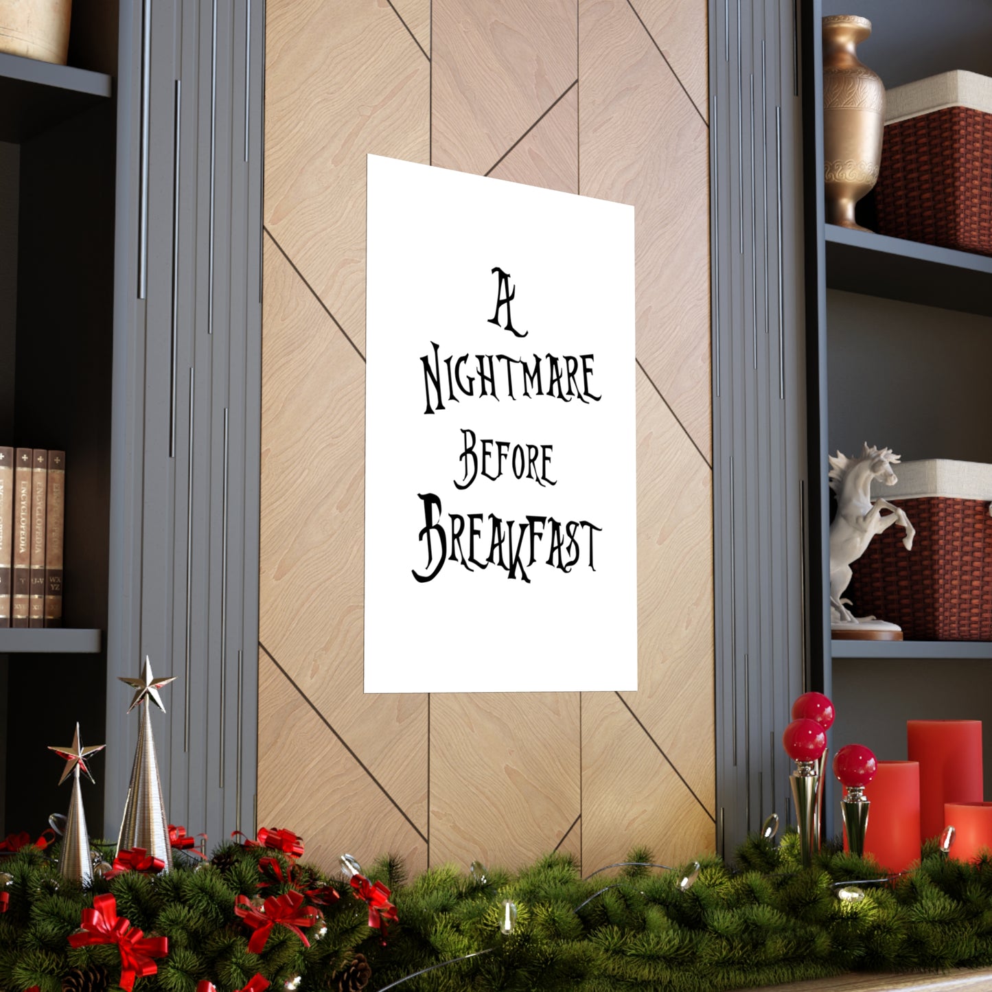 A Nightmare Before Breakfast Premium Matte Vertical Posters