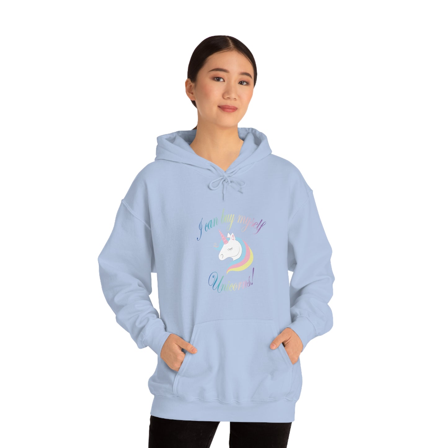 I Can Buy Myself Unicorns! Unisex Heavy Blend™ Hooded Sweatshirt