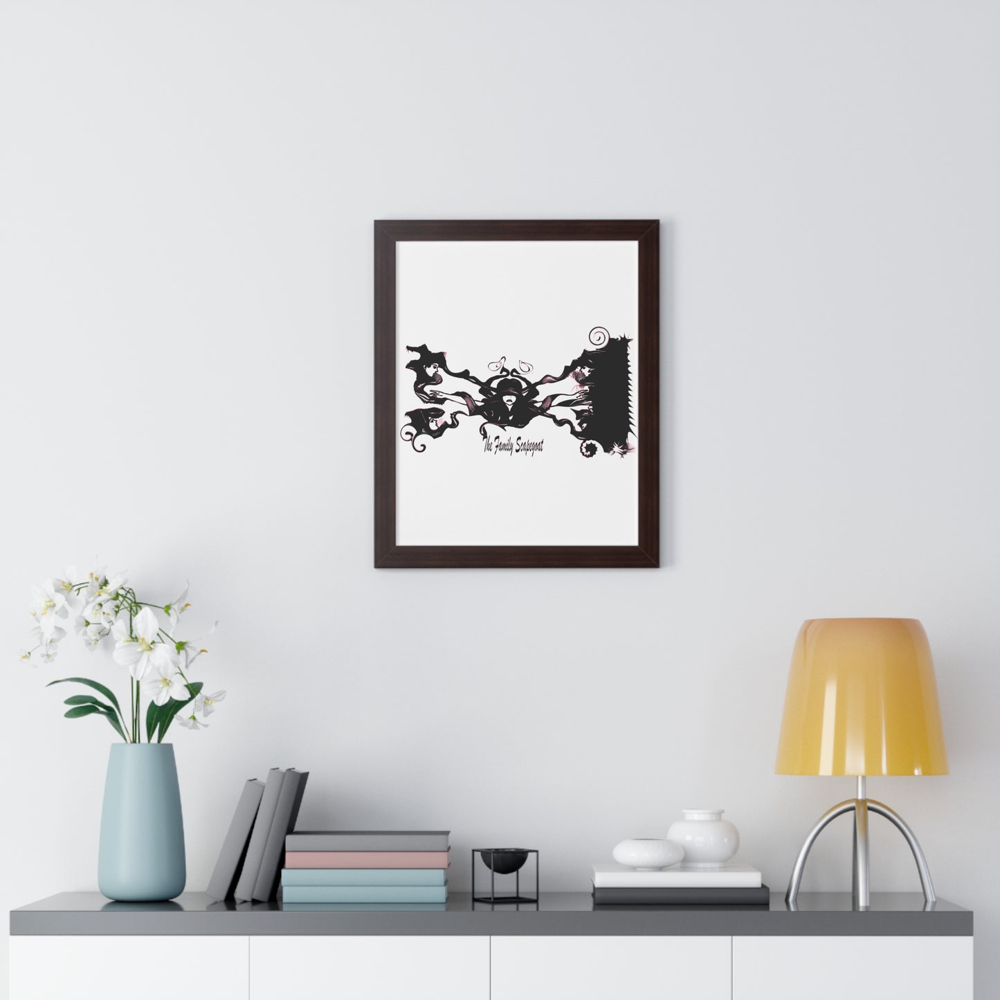 The Family Scapegoat with Pink Framed Vertical Poster