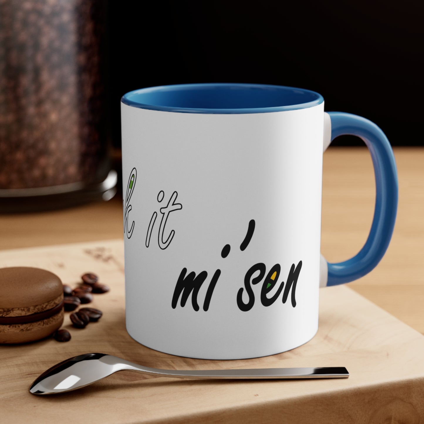 I'll drink it mi' sen Sheffield Dialect, Typography Art Accent Coffee Mug, 11oz