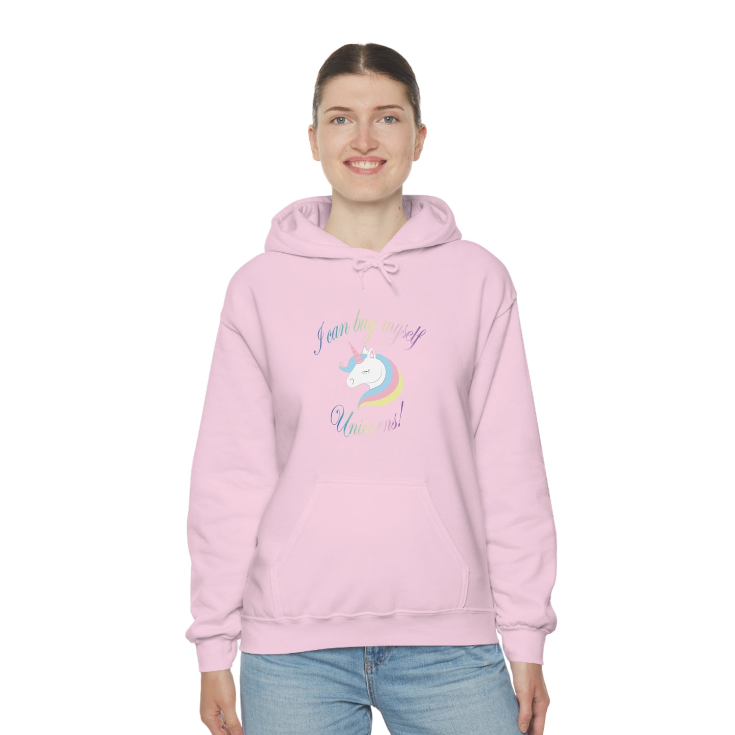 I Can Buy Myself Unicorns! Unisex Heavy Blend™ Hooded Sweatshirt