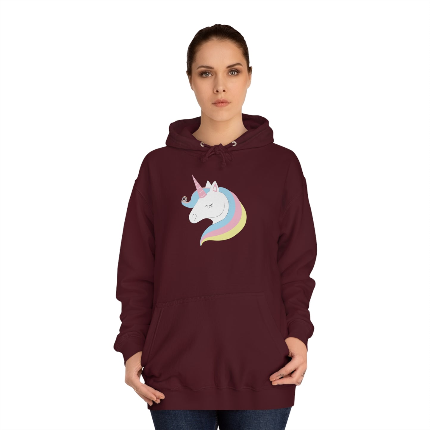 Unicorn Unisex College Hoodie