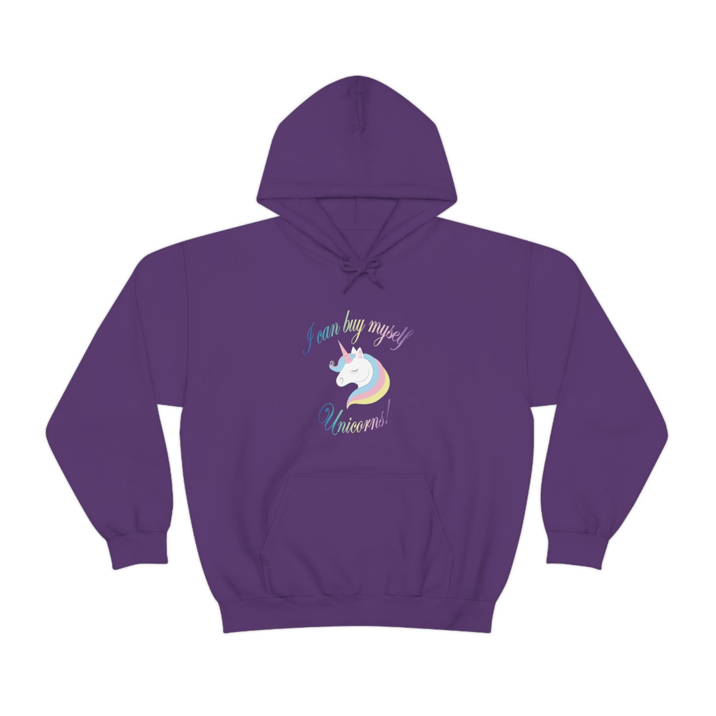 I Can Buy Myself Unicorns! Unisex Heavy Blend™ Hooded Sweatshirt