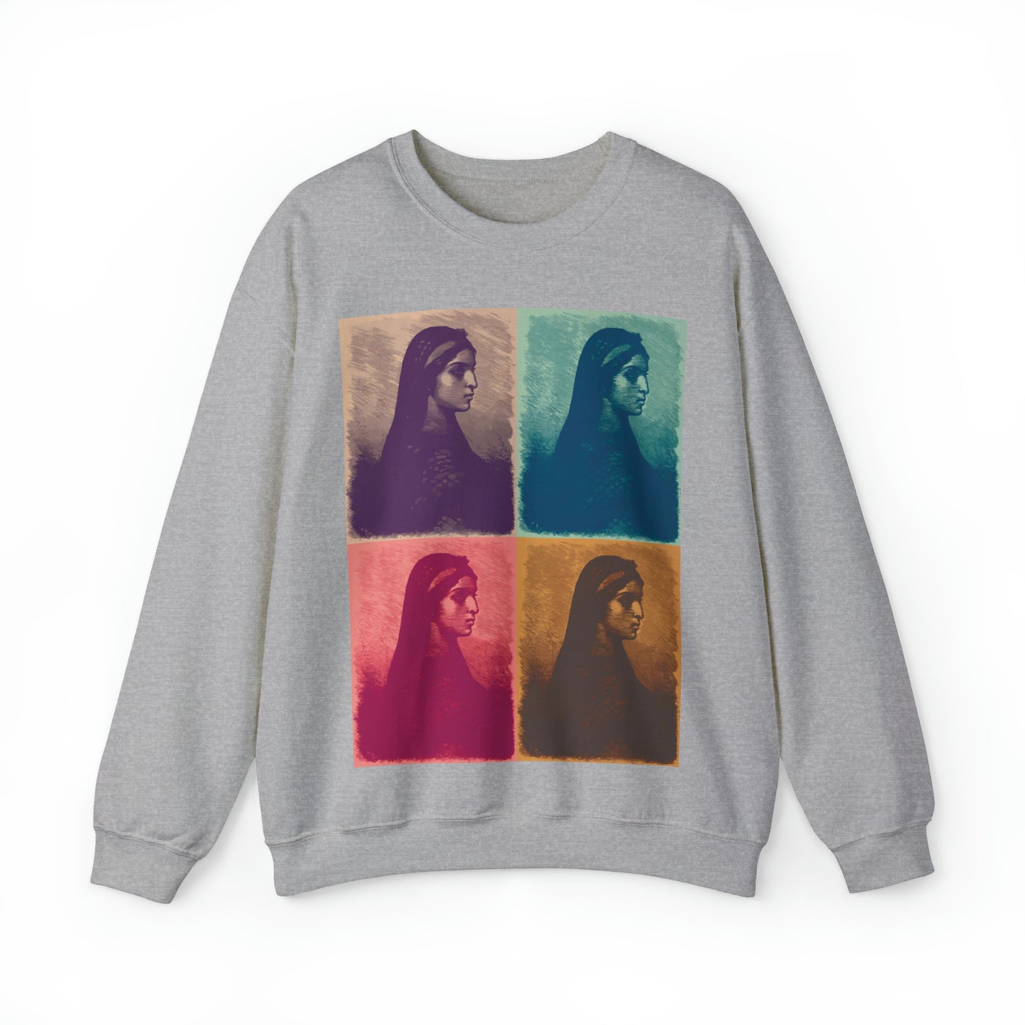 Koptic Woman Art Unisex Heavy Blend Crewneck Sweatshirt