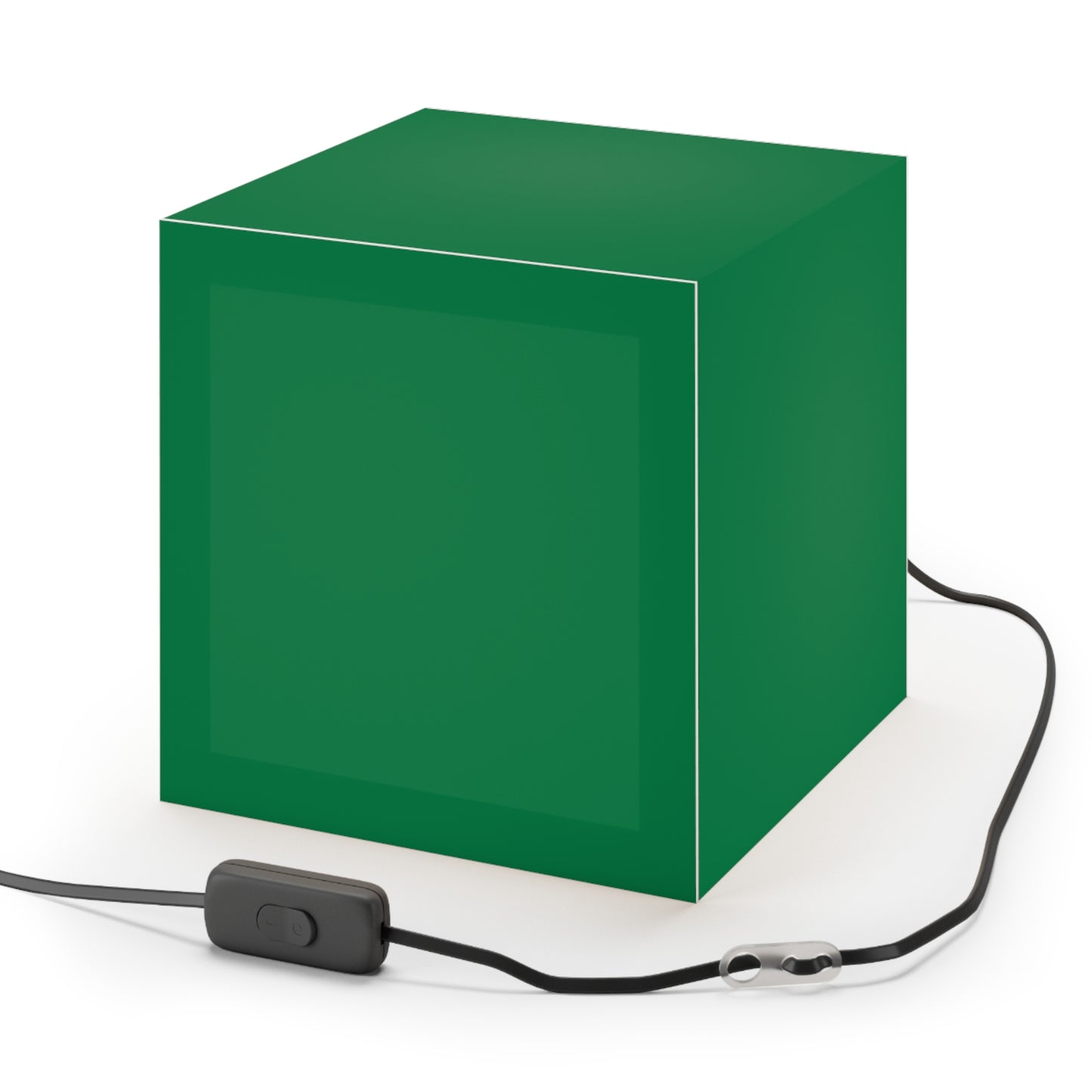 Cat Green Digital Art Button Light Cube Lamp