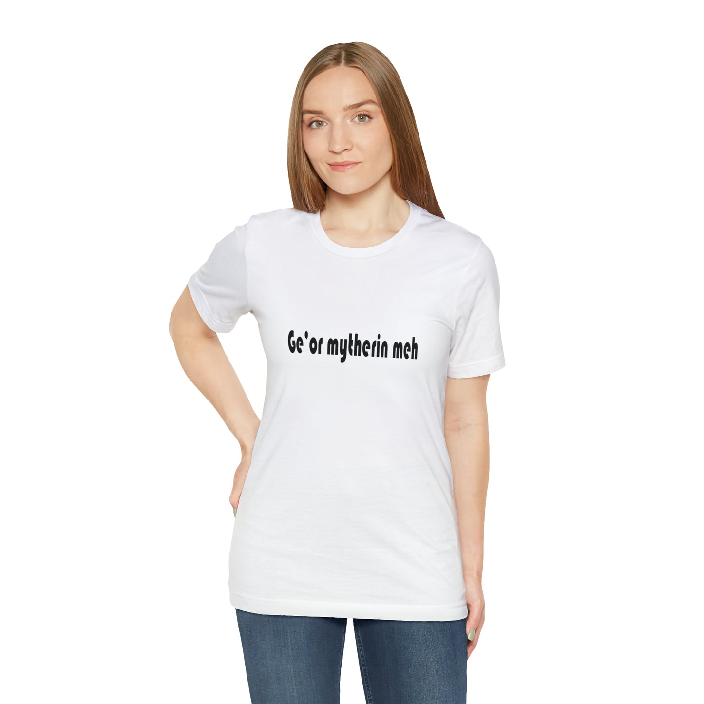 Gi'or mytherin meh Sheffield Dialect Typography Unisex Jersey Short Sleeve Tee