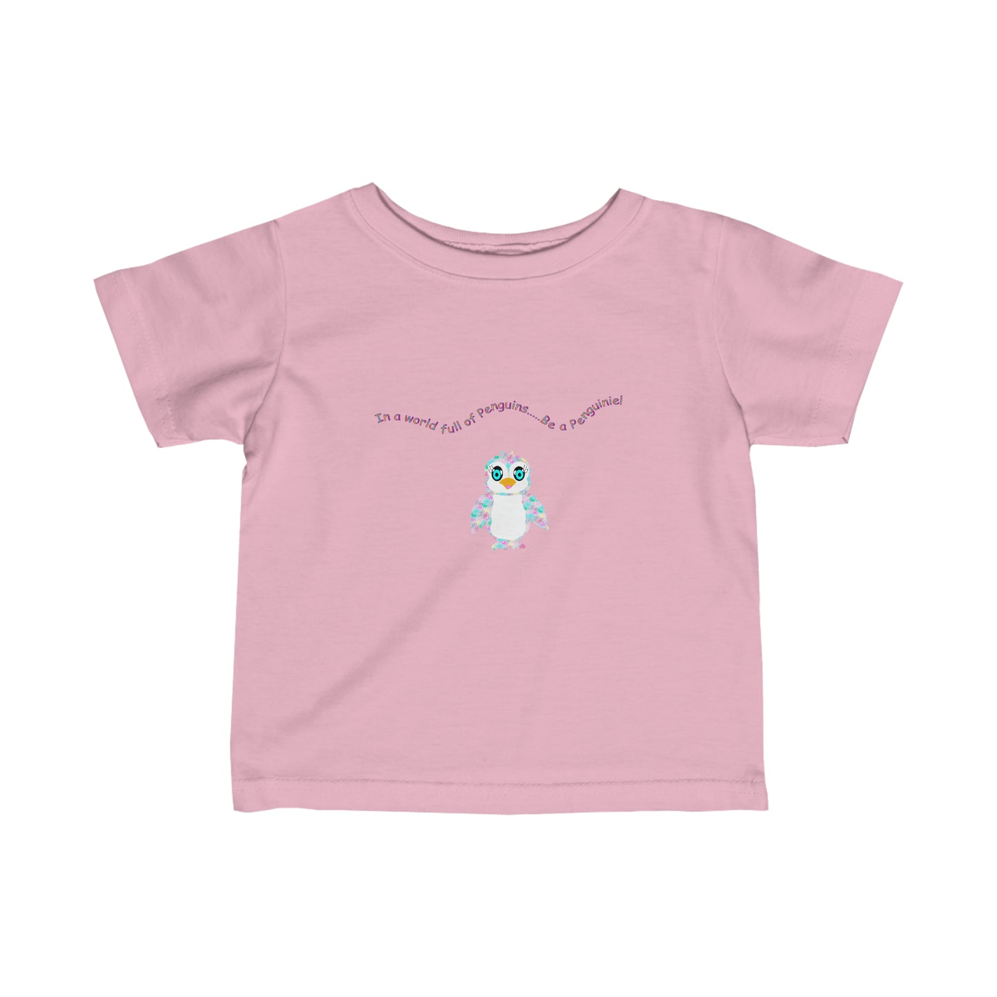 In a world full of penguins.... Be a Penguinies! Fun Infant Fine Jersey Tee