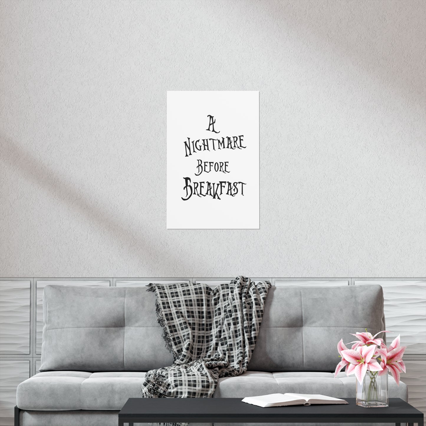 A Nightmare Before Breakfast Premium Matte Vertical Posters