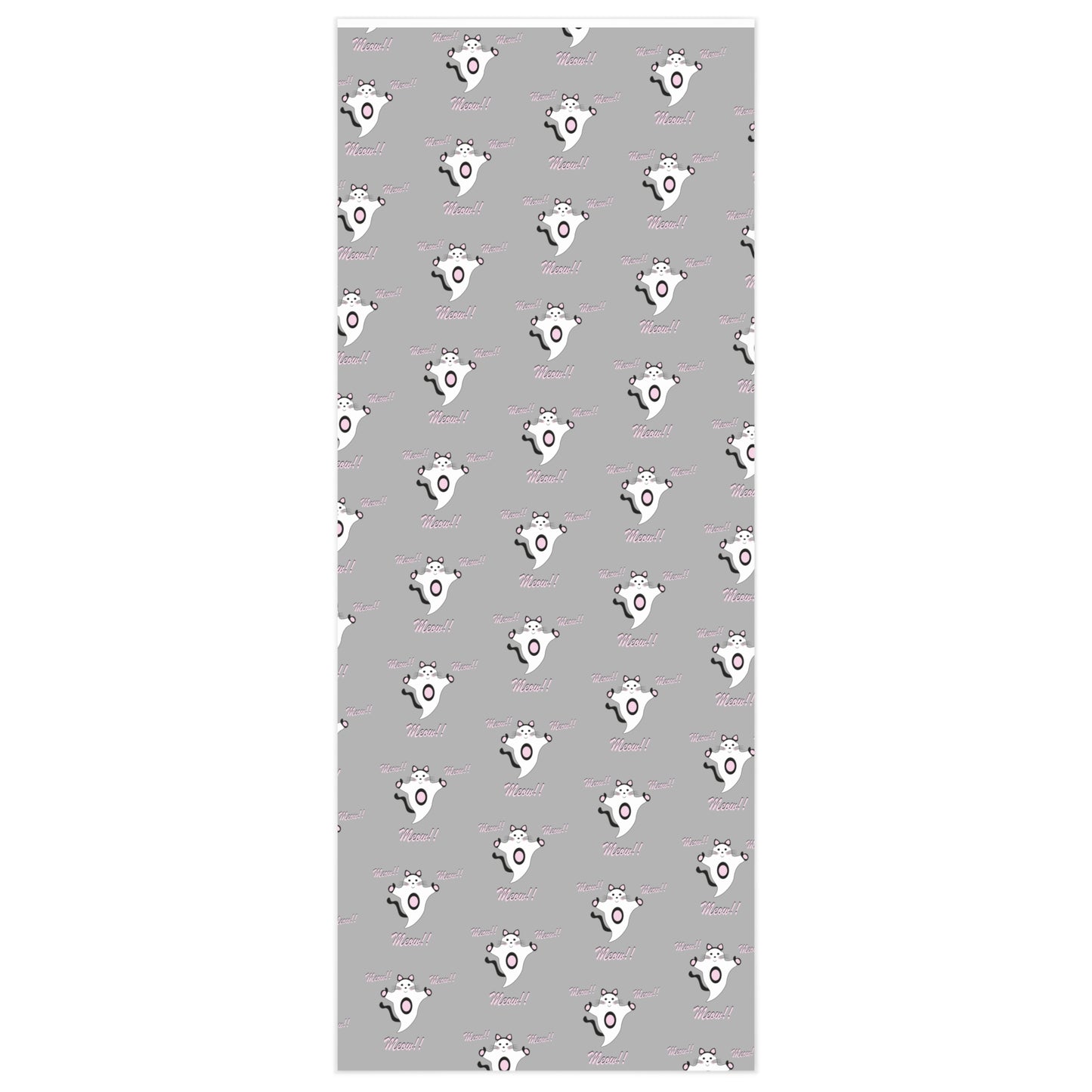 Meow!! Cat Ghost Wrapping Paper