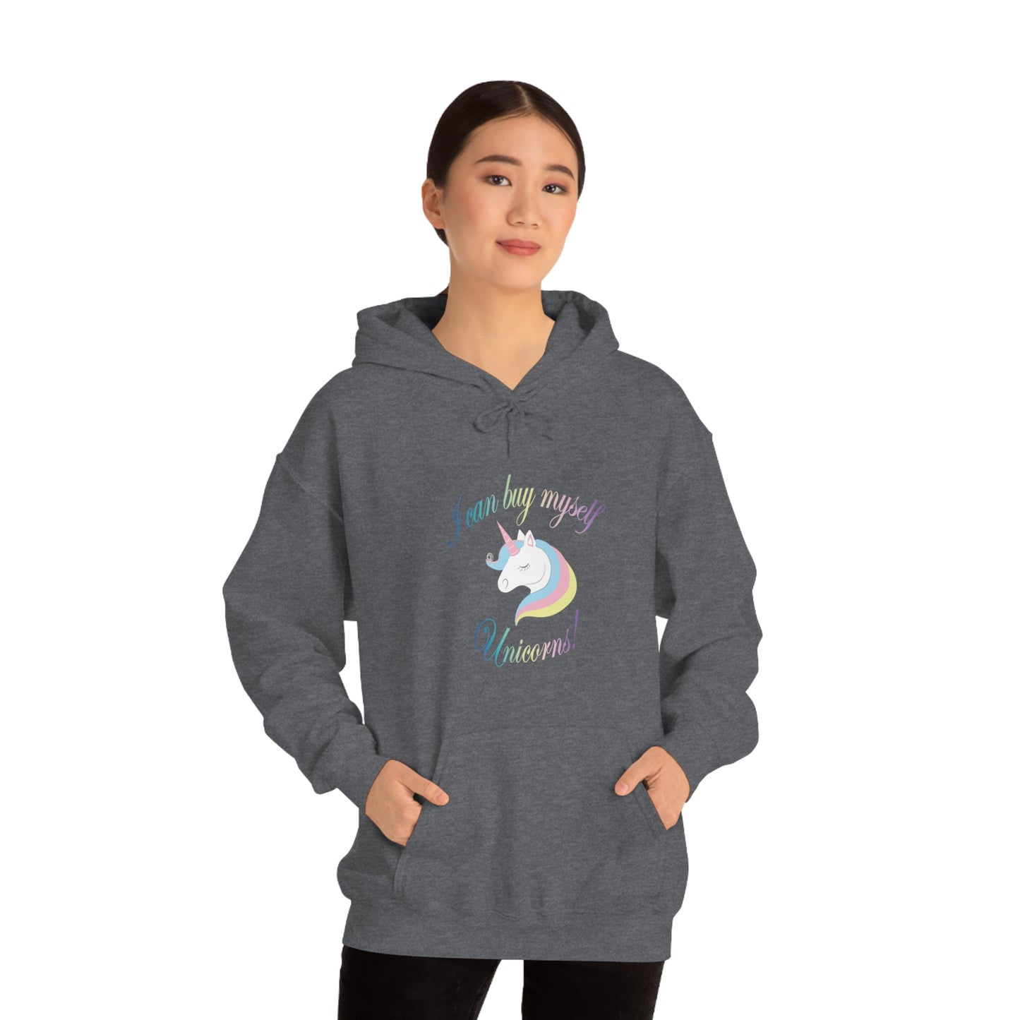 I Can Buy Myself Unicorns! Unisex Heavy Blend™ Hooded Sweatshirt