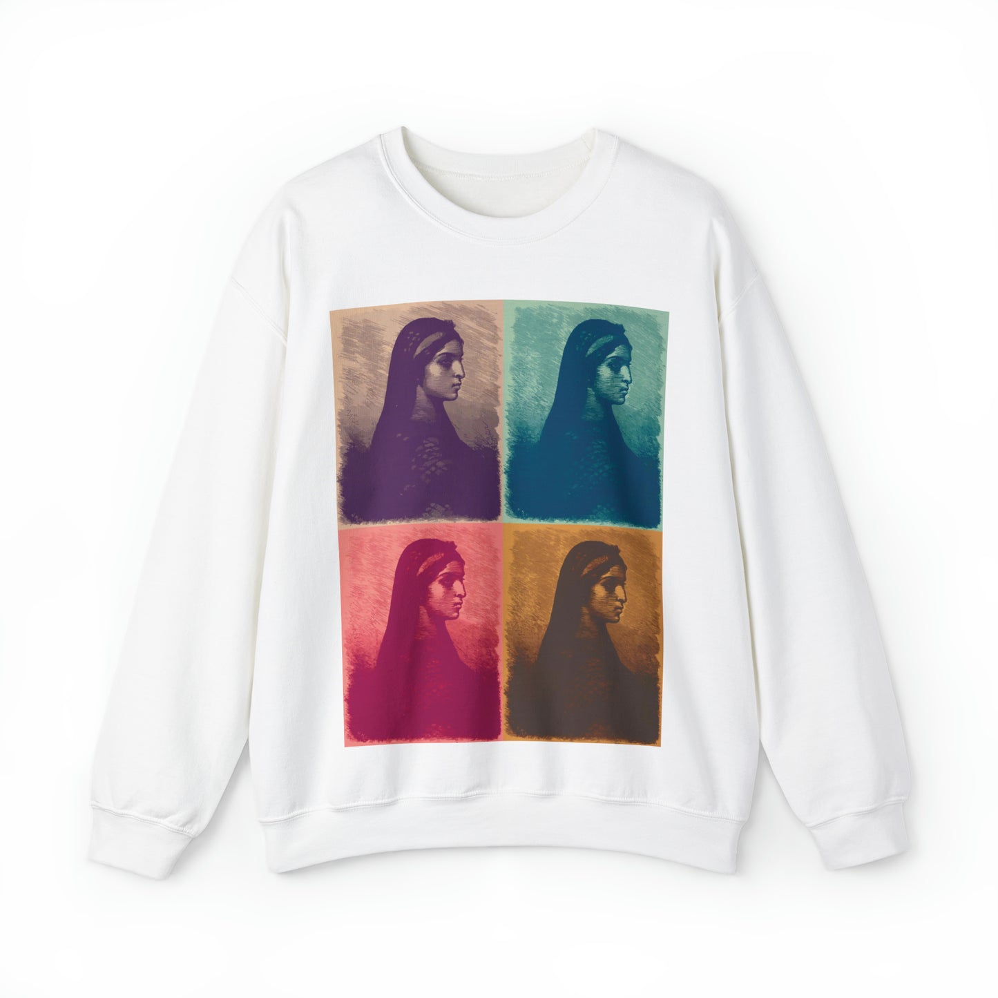 Koptic Woman Art Unisex Heavy Blend Crewneck Sweatshirt