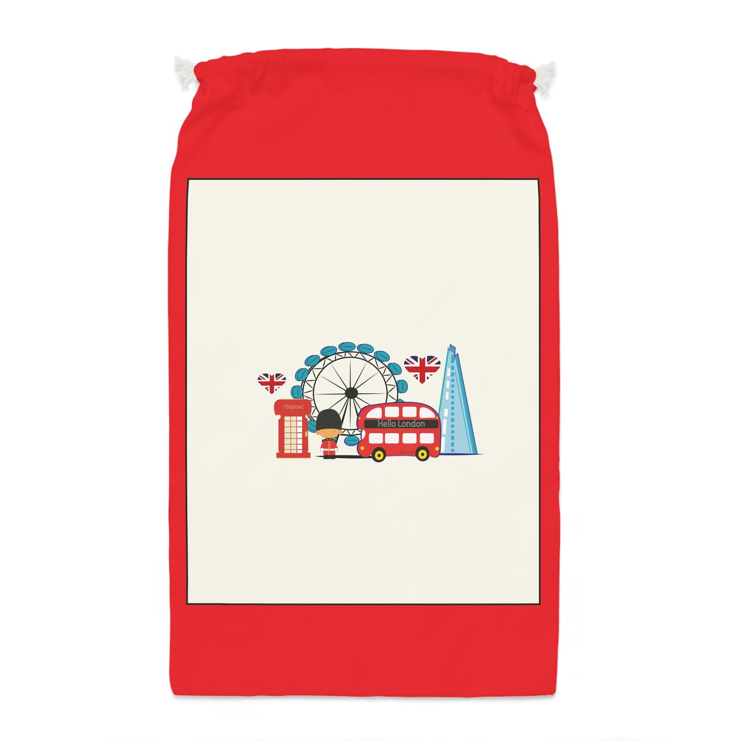 London Illustration Art, Red Sack