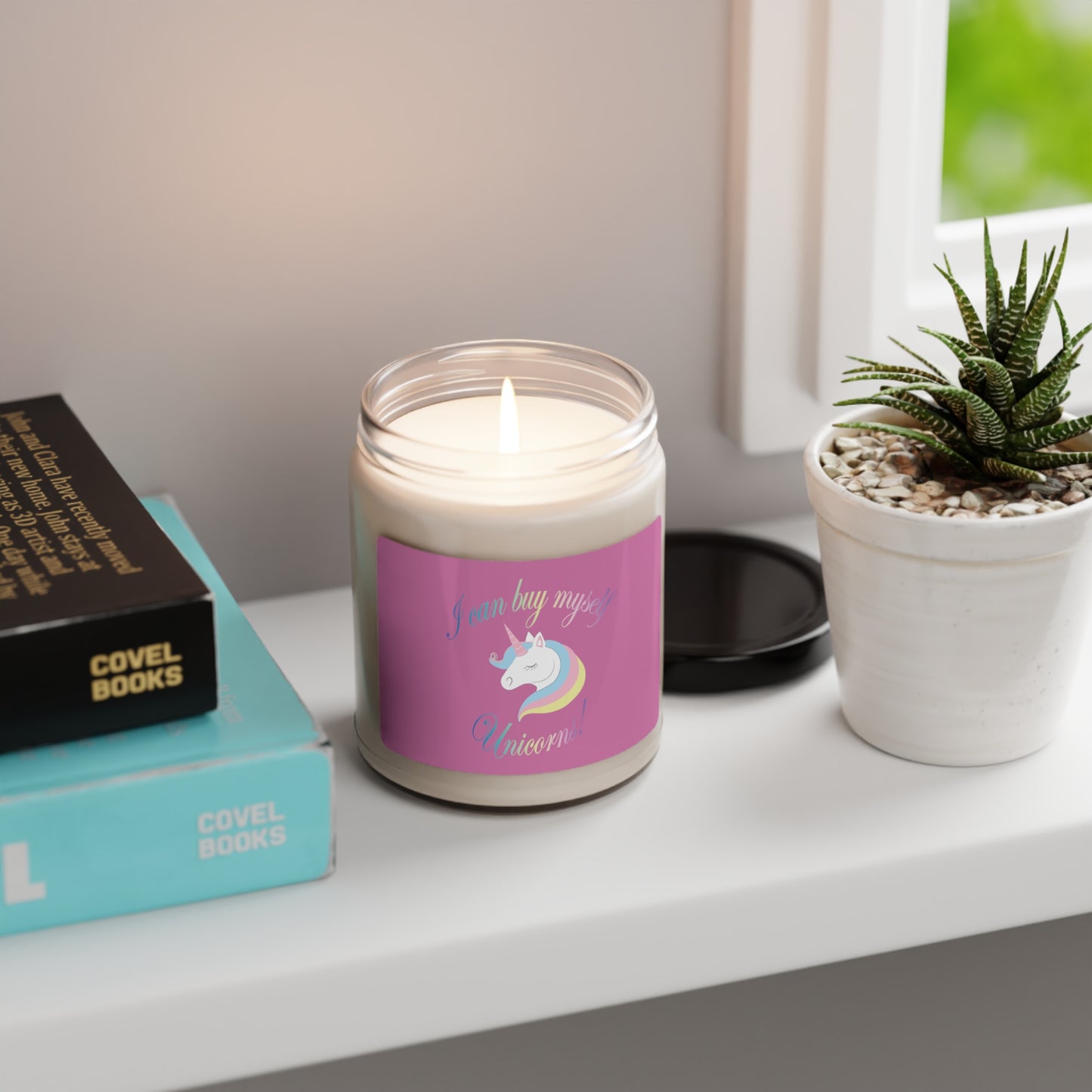 I Can Buy Myself Unicorns! Scented Soy Candle, 9oz