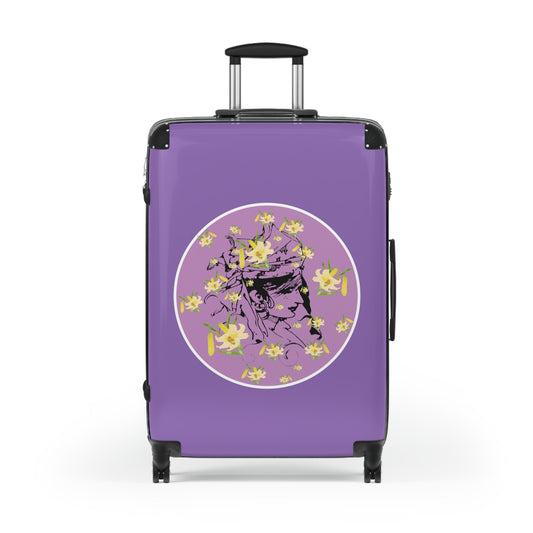 Daffodil Woman Purple Suitcase