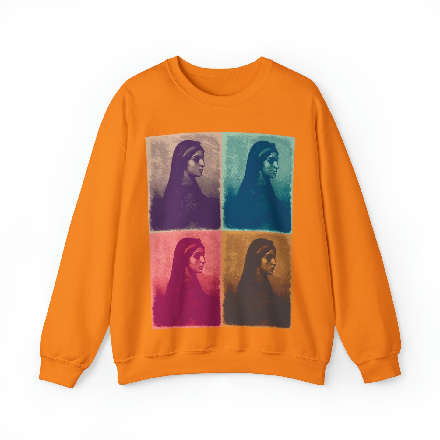 Koptic Woman Art Unisex Heavy Blend Crewneck Sweatshirt