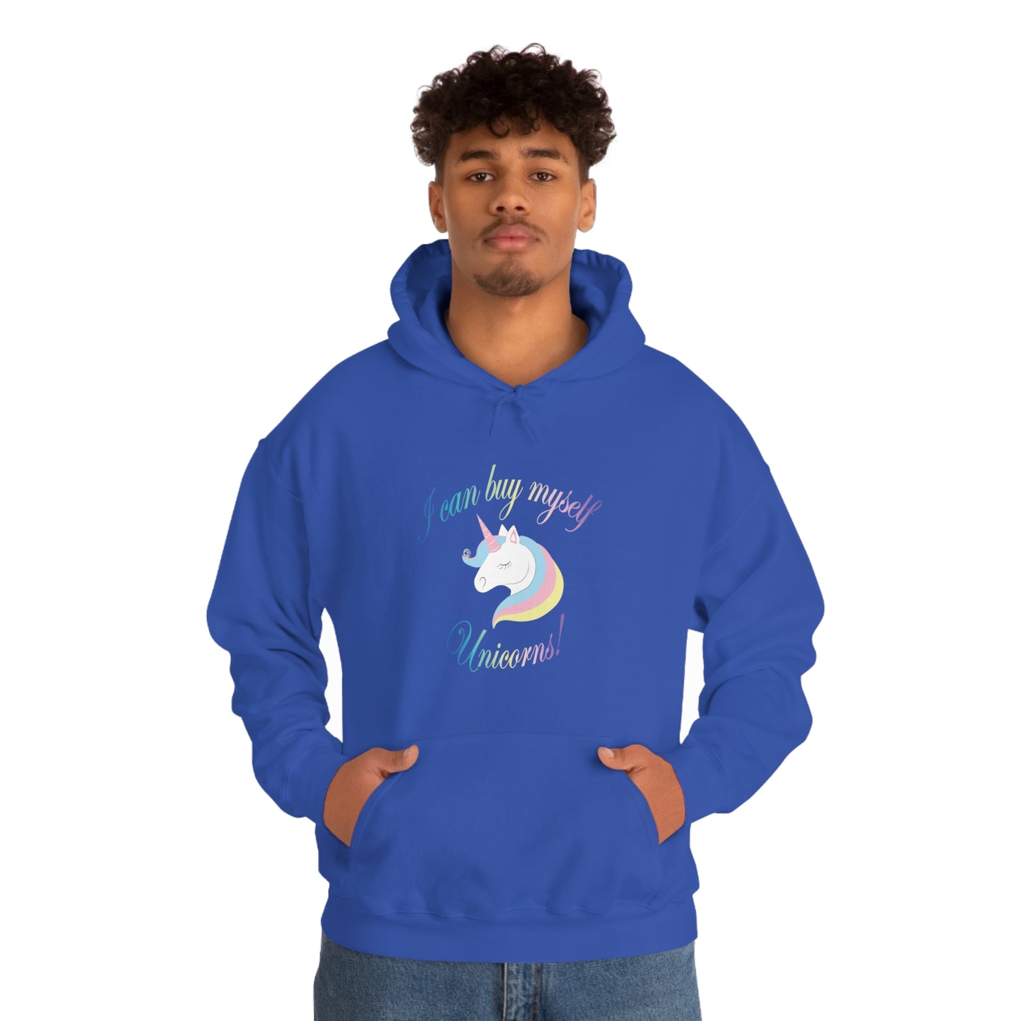 I Can Buy Myself Unicorns! Unisex Heavy Blend™ Hooded Sweatshirt