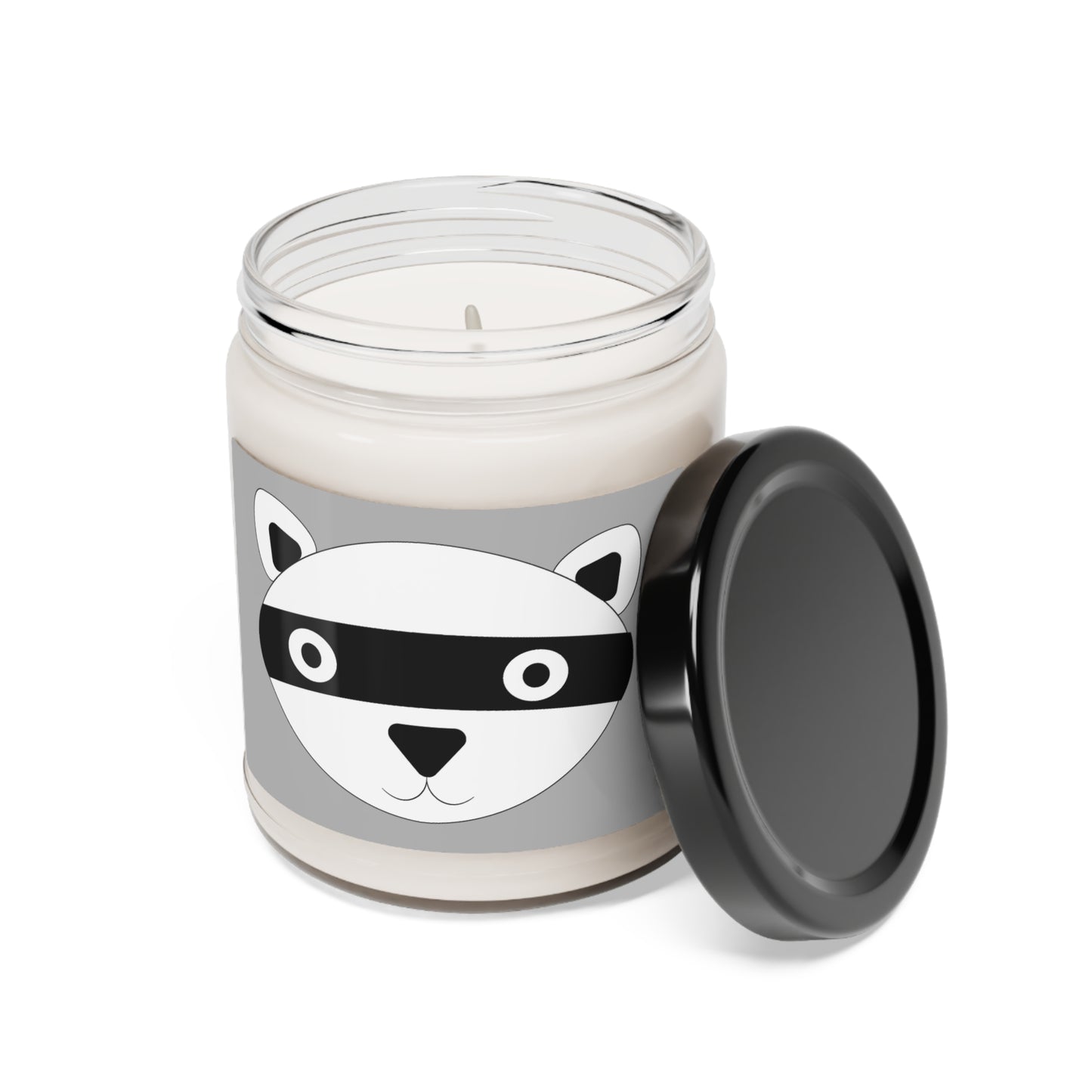 Raul The Racoon Scented Soy Candle, 9oz