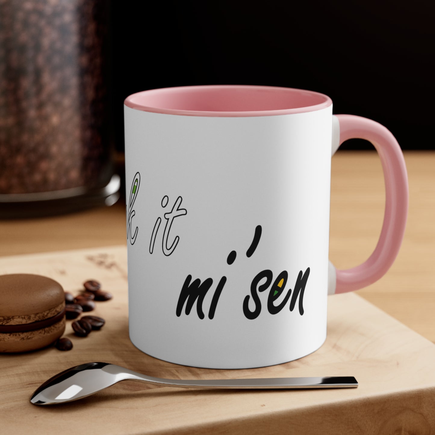 I'll drink it mi' sen Sheffield Dialect, Typography Art Accent Coffee Mug, 11oz