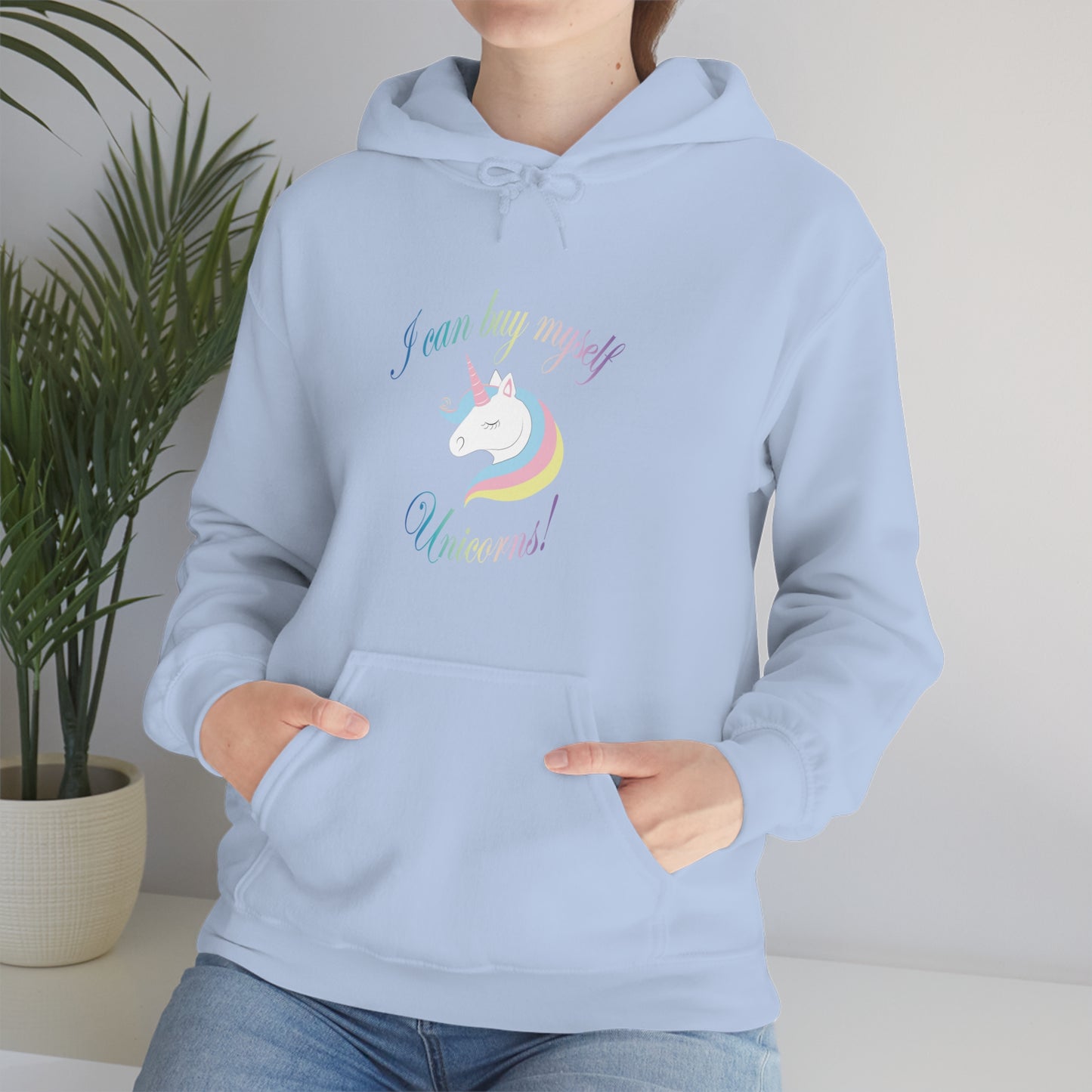 I Can Buy Myself Unicorns! Unisex Heavy Blend™ Hooded Sweatshirt